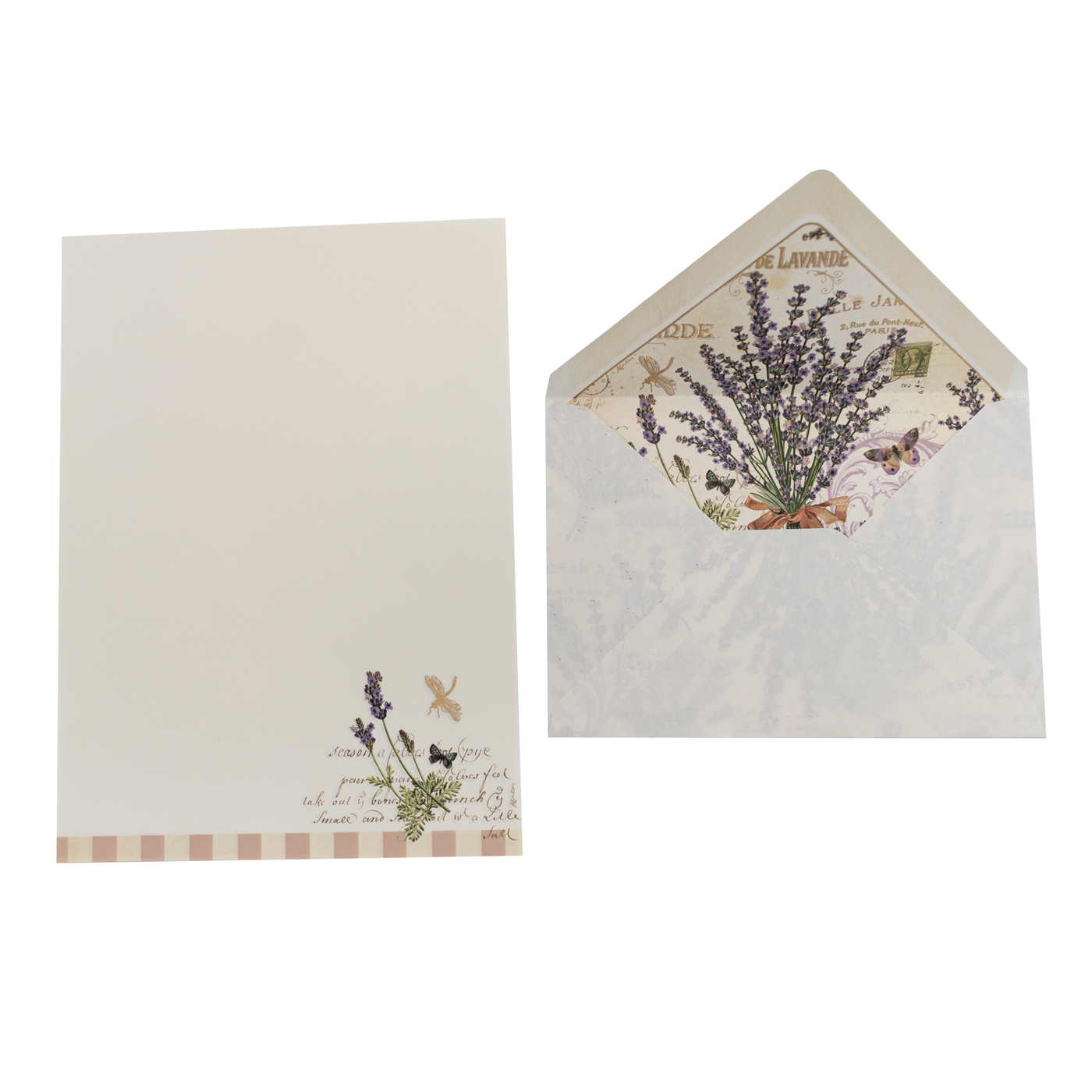 San Lorenzo Writing Sheet Portfolio - Lavanda