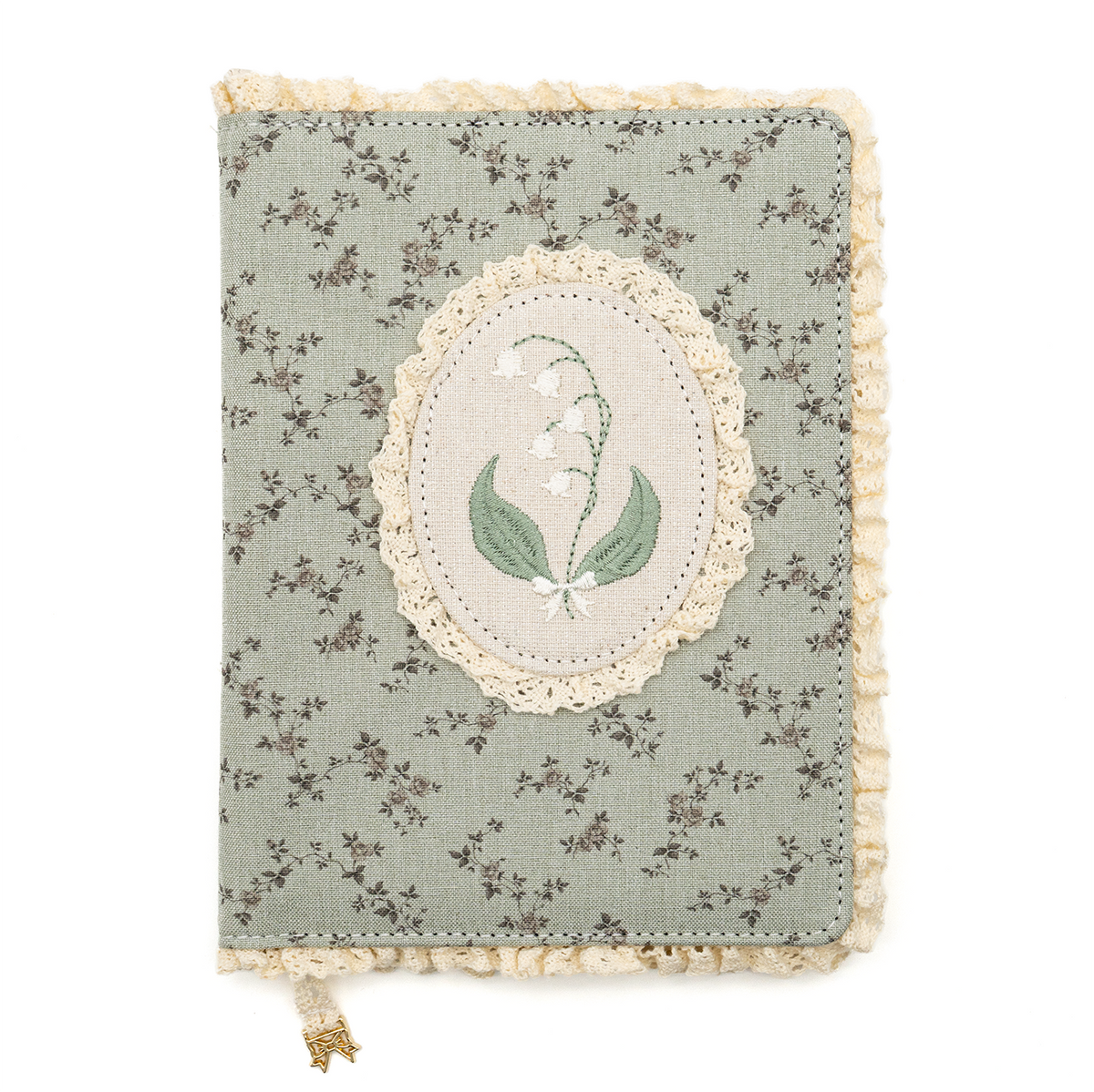 Leelajournals - Notebook Cover - Lily Of The Valley - B6
