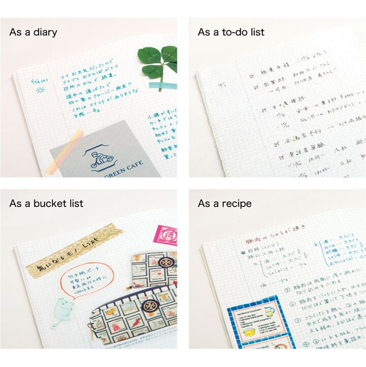Kokuyo Jibun Techo Idea 5mm Grid B6 Slim