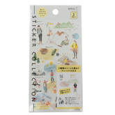 Midori Notebook Stickers - Going Out