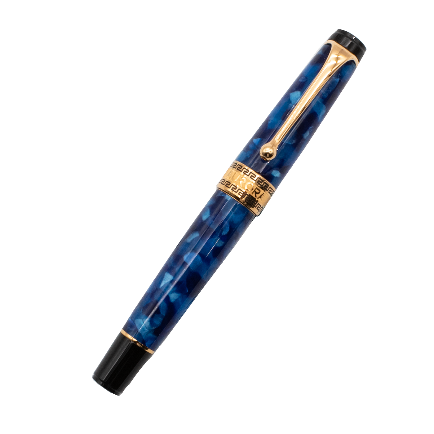 Aurora Optima Auroloide Blue, Gold Trim