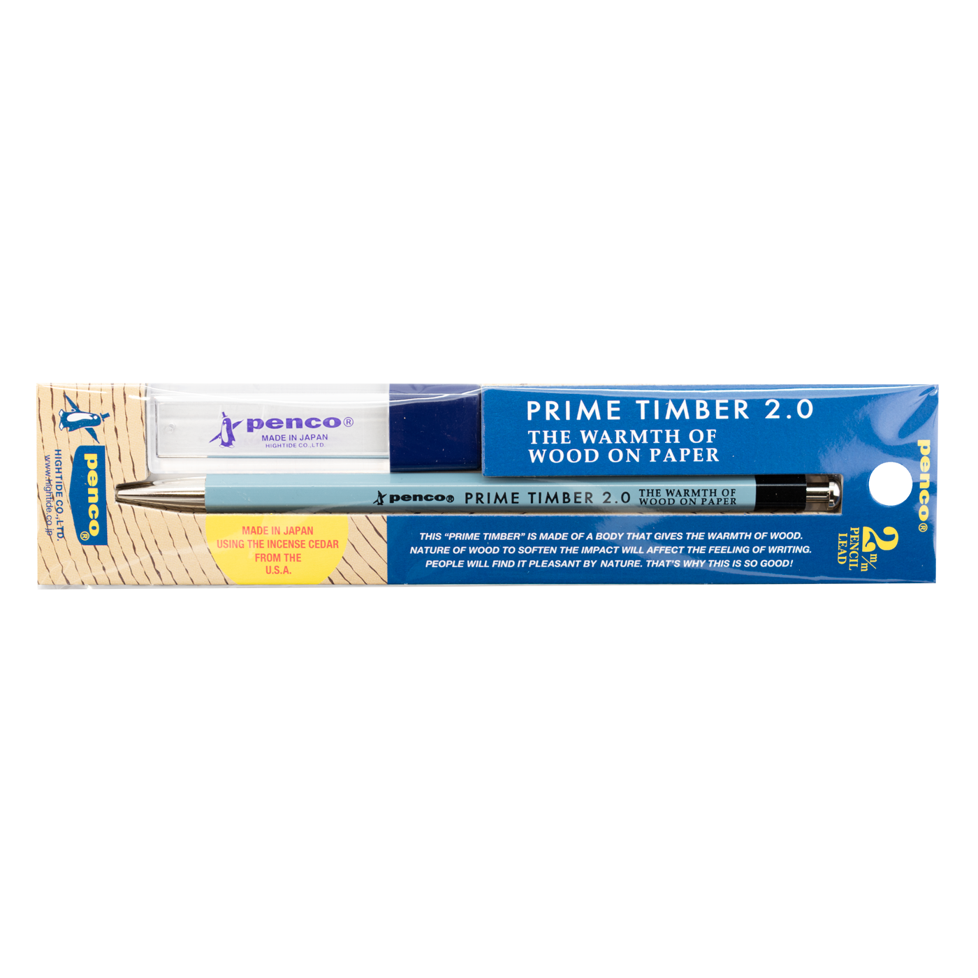 Penco Prime Timber 2.0 Wood Mechanical Pencil 2mm