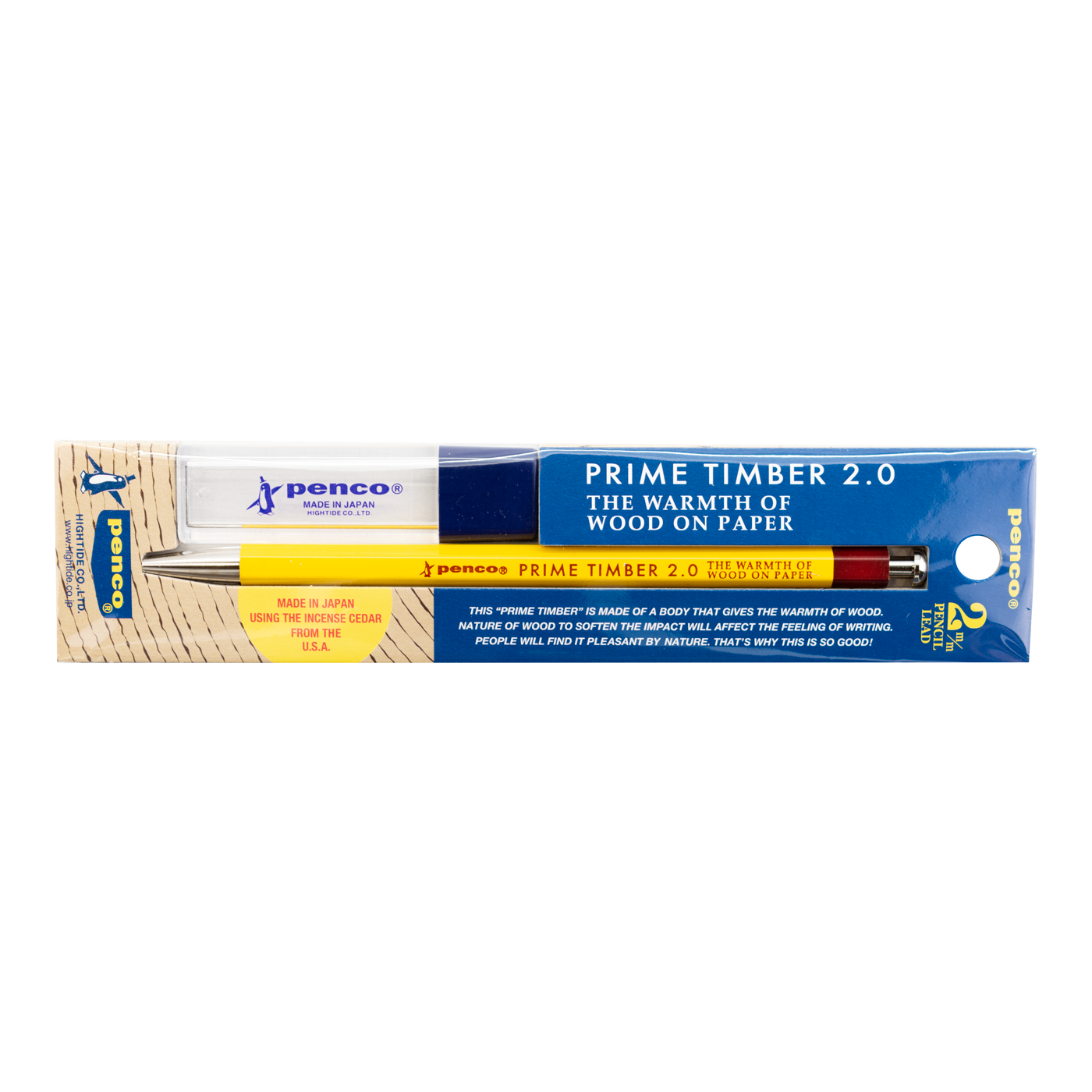 Penco Prime Timber 2.0 Wood Mechanical Pencil 2mm