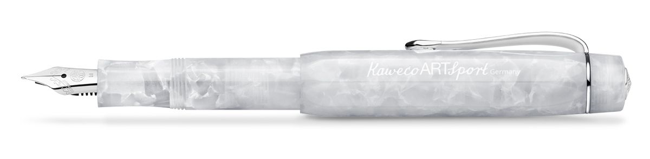 Kaweco Art Sport Mineral White Acrylic Fountain