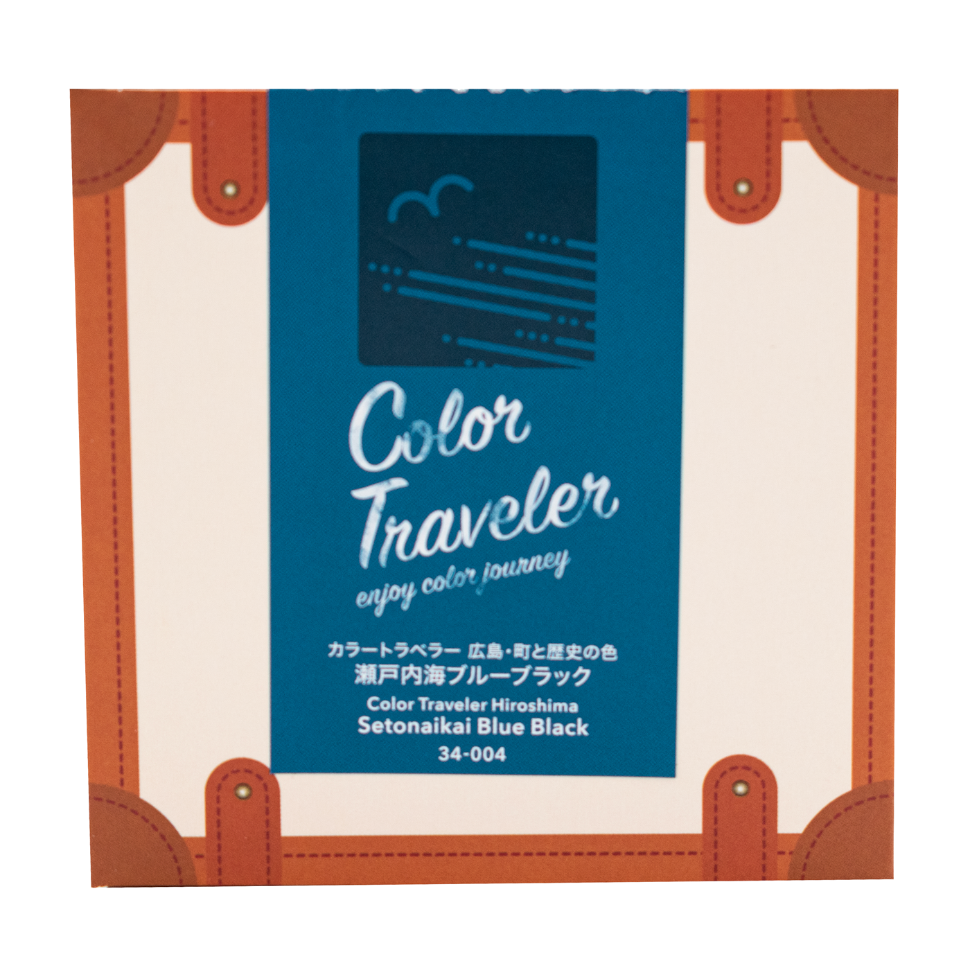 Color Traveler Seto Inland Sea Blue Black Ink