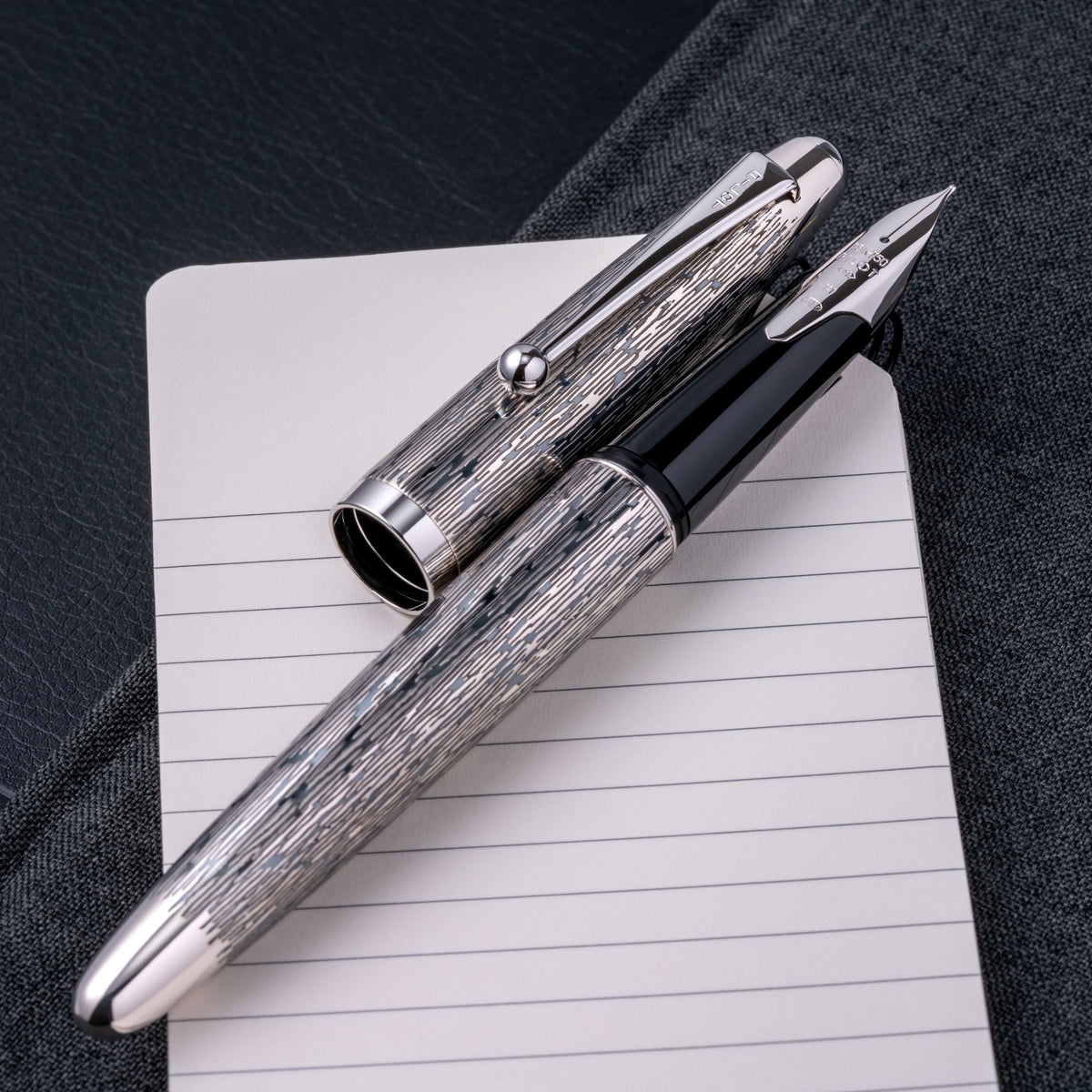 Pilot Sterling Silver Fountain Pen - Tsumugi