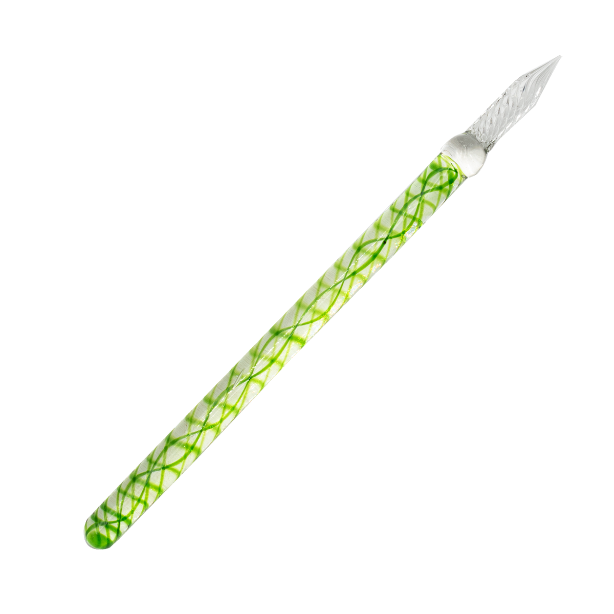 Jacques Herbin Straight Glass Dip Pen - Vert Pre