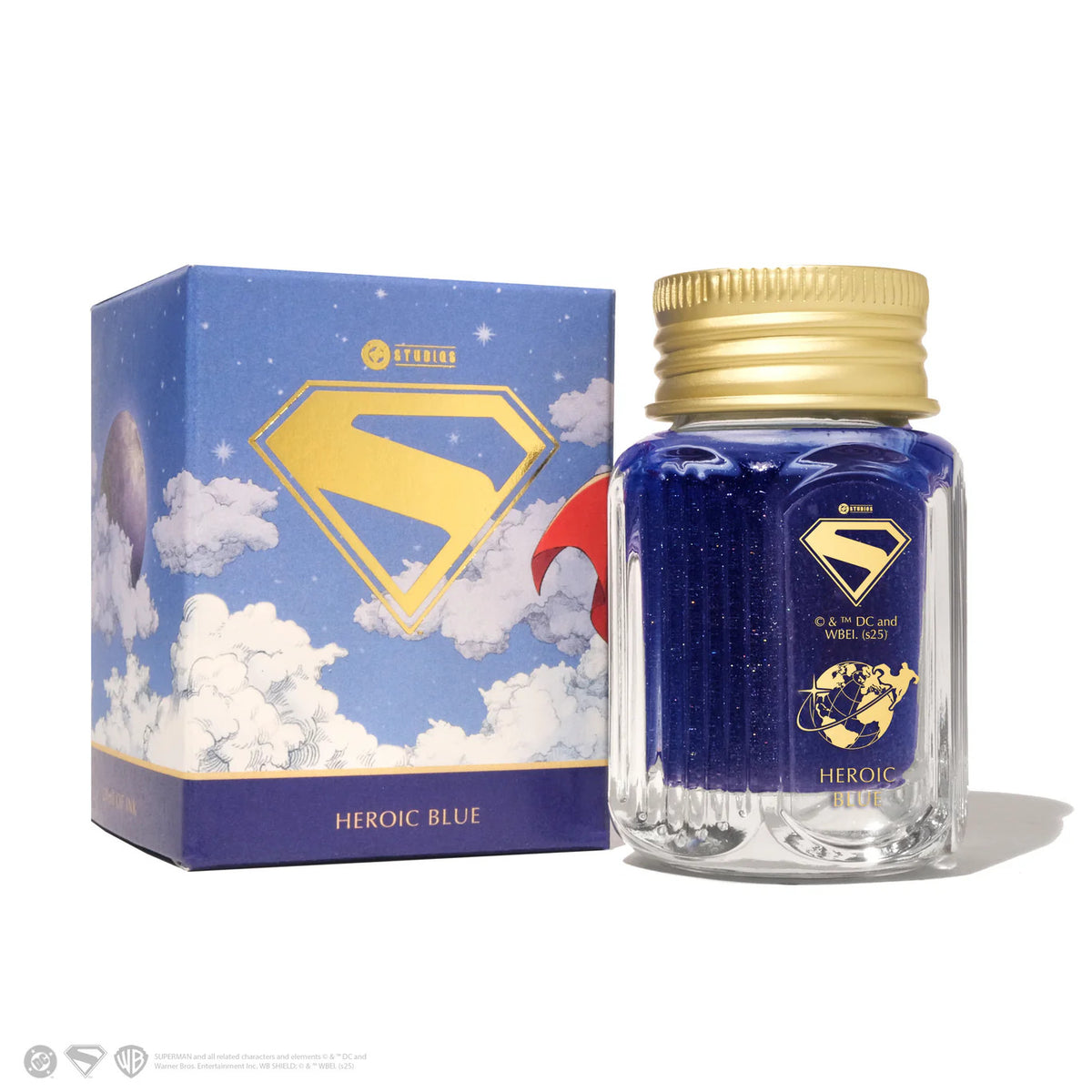 Ferris Wheel Press - Superman Heroic Blue Ink
