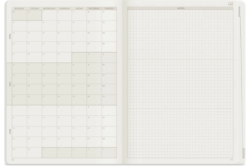 2026 A5 Weekly Planner | All-in-One | Stacked Weekends - Midnight Sky
