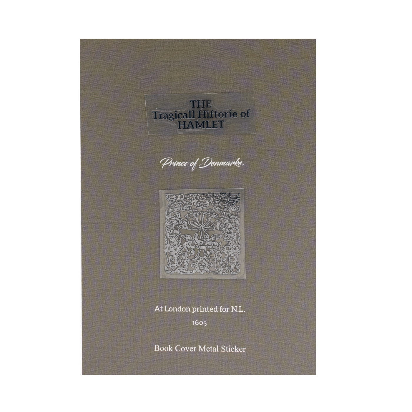 Wearingeul Book Cover Metal Sticker