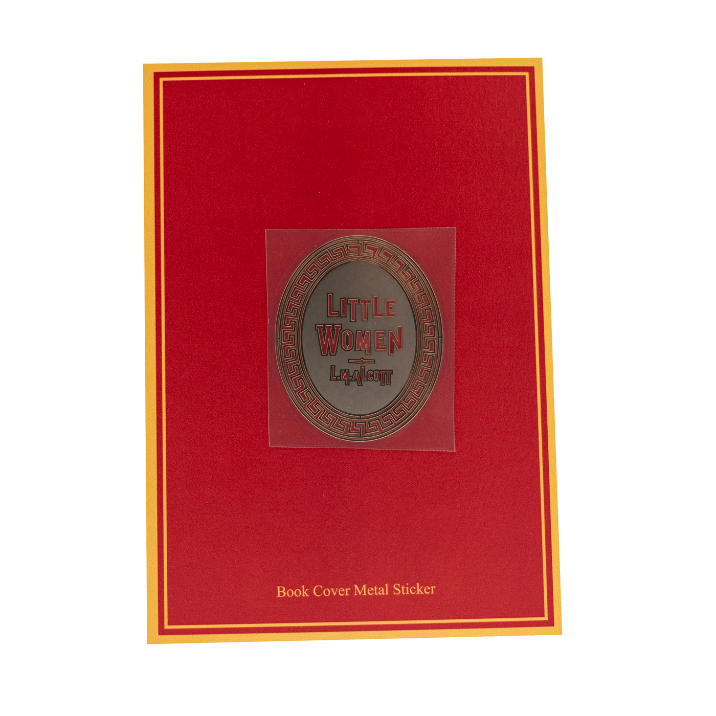 Wearingeul Book Cover Metal Sticker