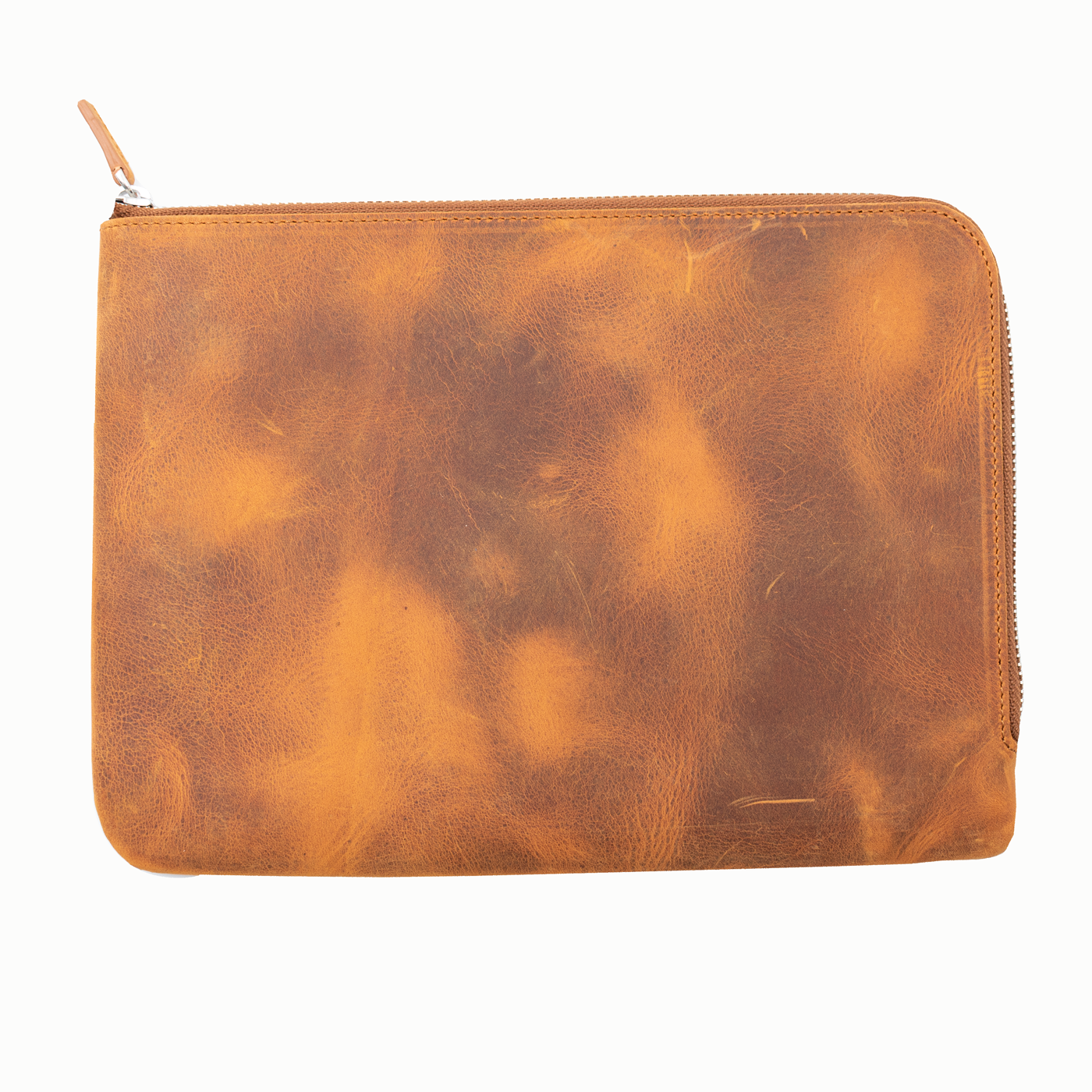 Leather Zippered Writer's Bank Bag - Pen Pouch - Crazy Horse Brown - Galen  Leather