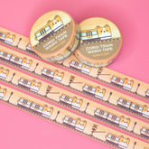 Robot Dance Battle - Corgi Train Washi Tape