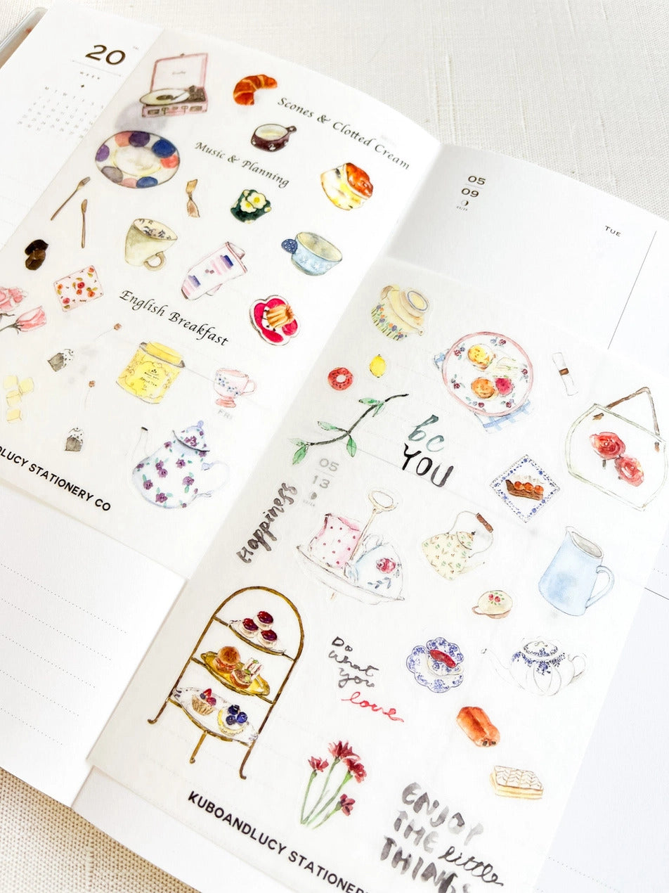 Kuboandlucy Stationery Co. - Tea Party Sticker
