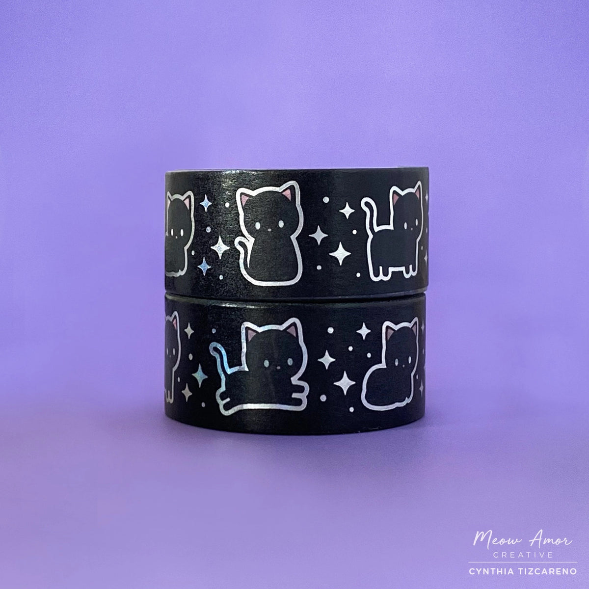 Meow Amor Creative - Void Cat Holographic Foil Washi Tape