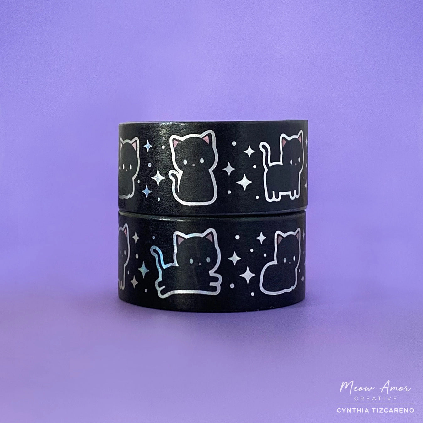 Meow Amor Creative - Void Cat Holographic Foil Washi Tape