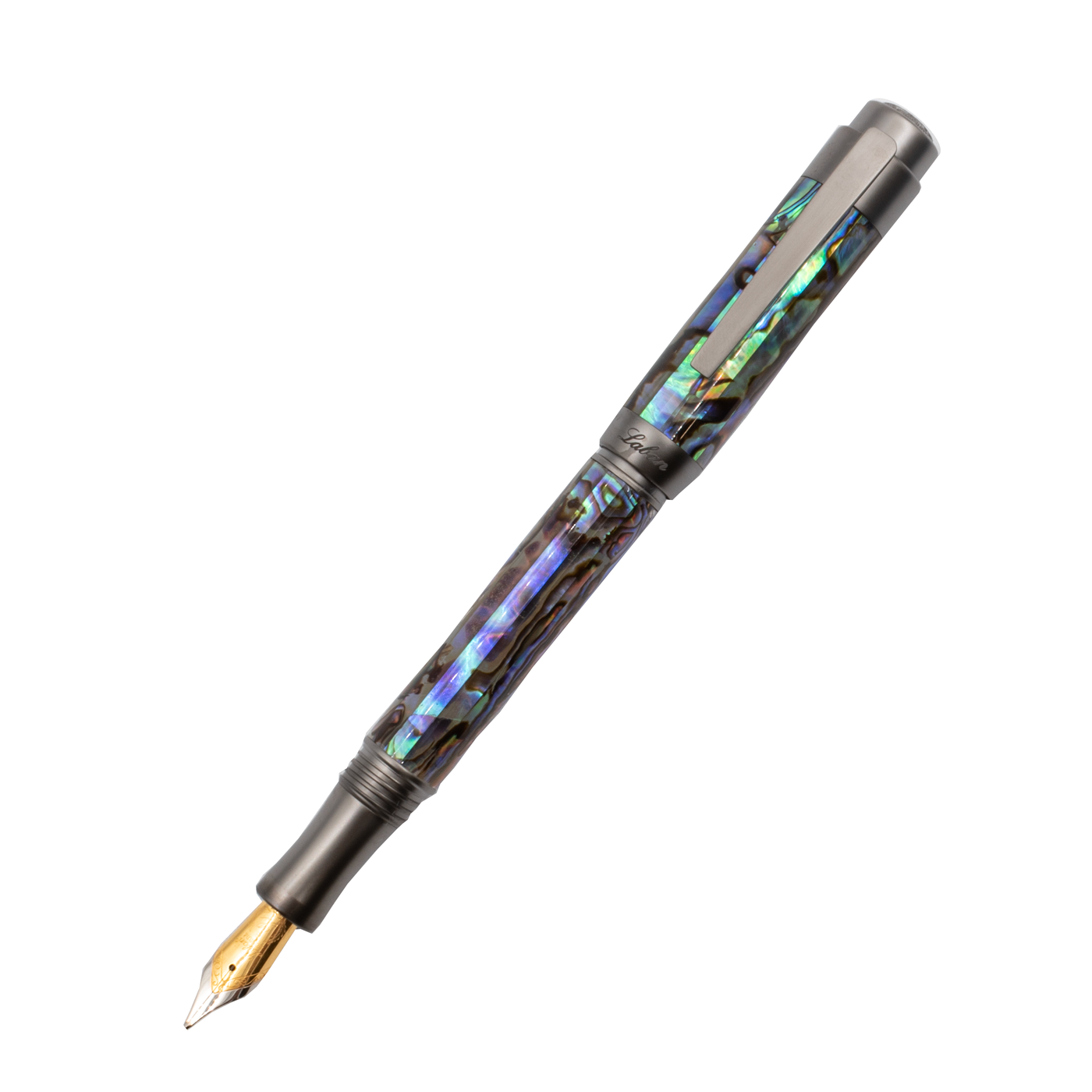 Laban Abalone with Gun Metal Trim Fountain Pen