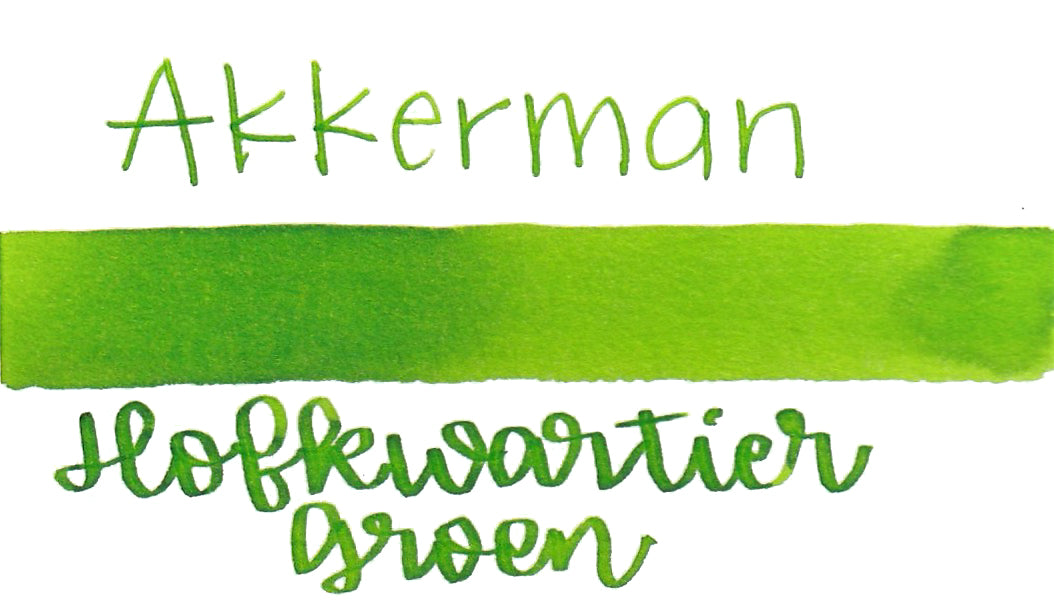 Akkerman Ink 28 Hofkwartier Groen