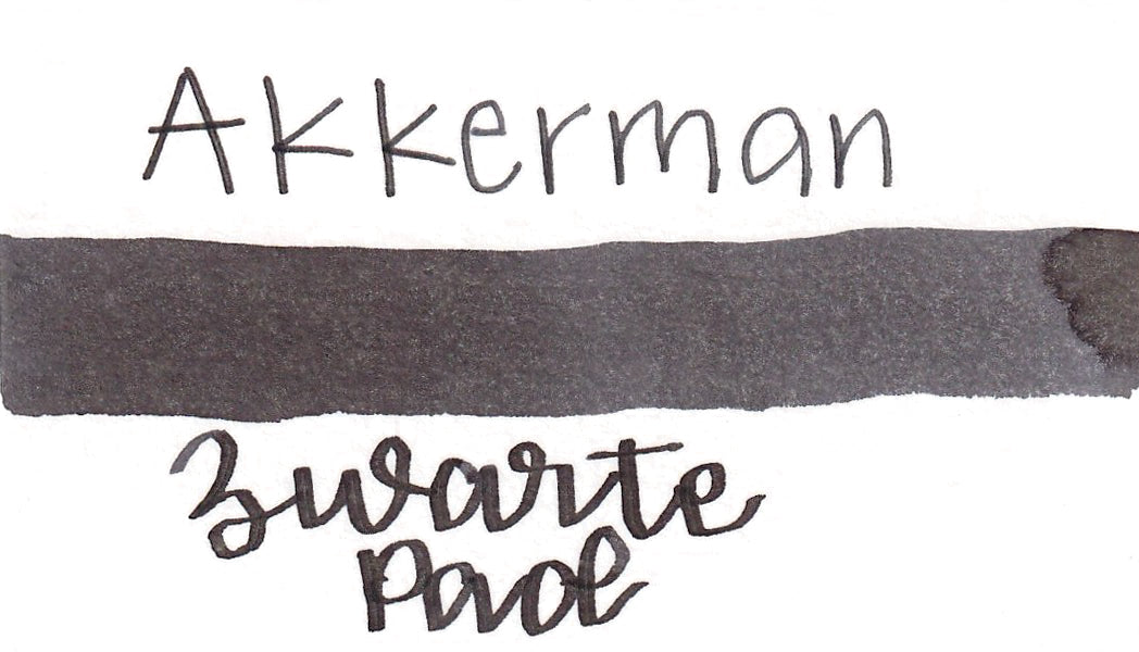 Akkerman Ink - 30 Het Zwarte Pad