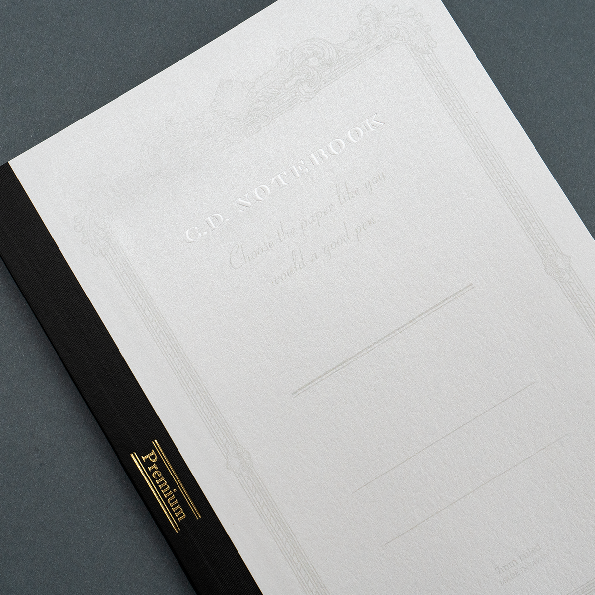 APICA Premium CD A5 Limited Edition Notebook - White 7mm Ruled