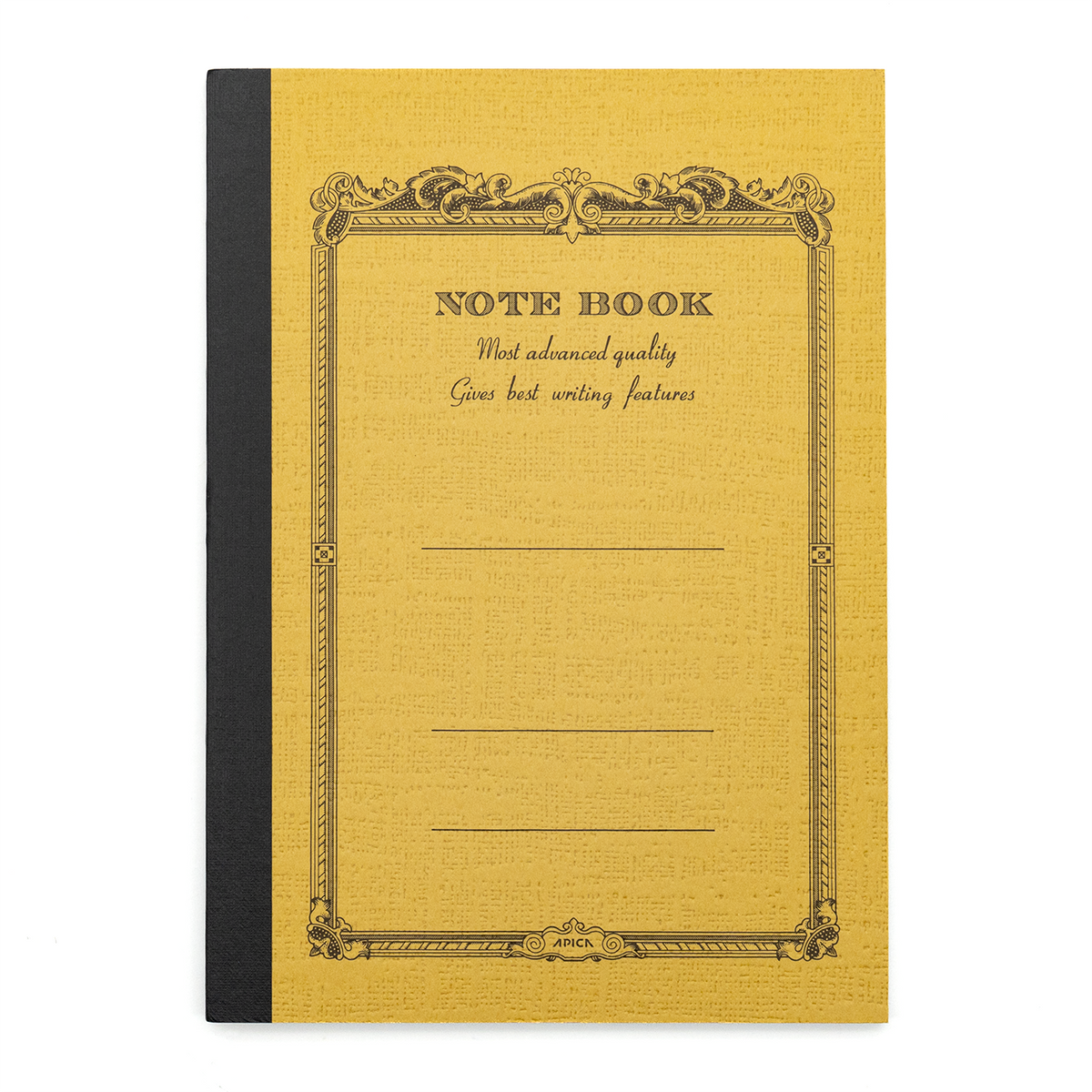 APICA CD A6 Notebook- Mustard 6mm Ruled