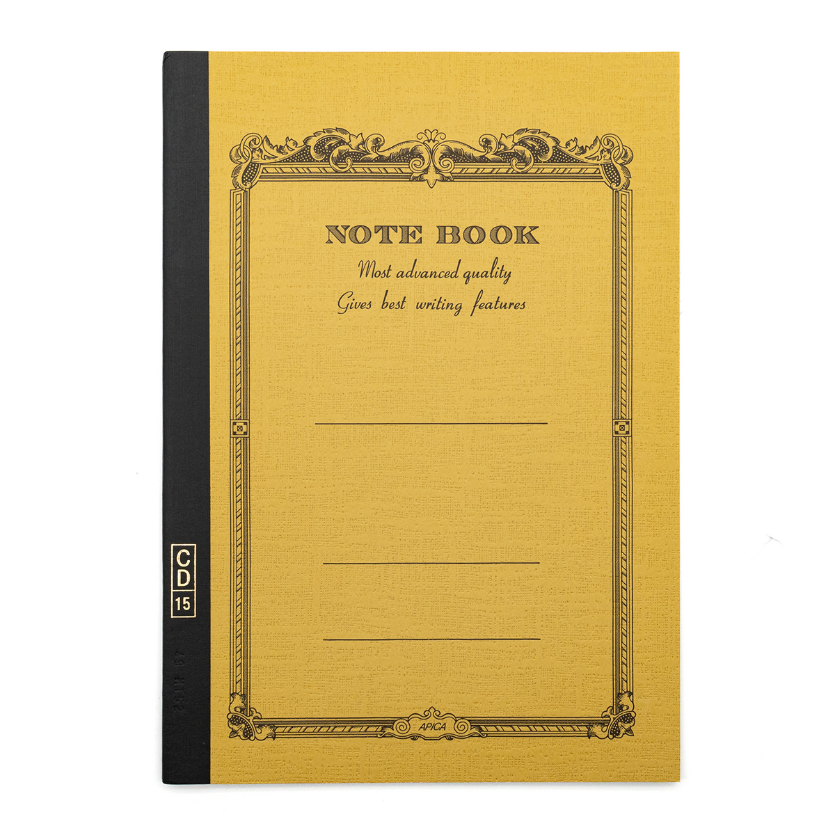APICA CD B5 Notebook- Mustard 6.5mm Ruled