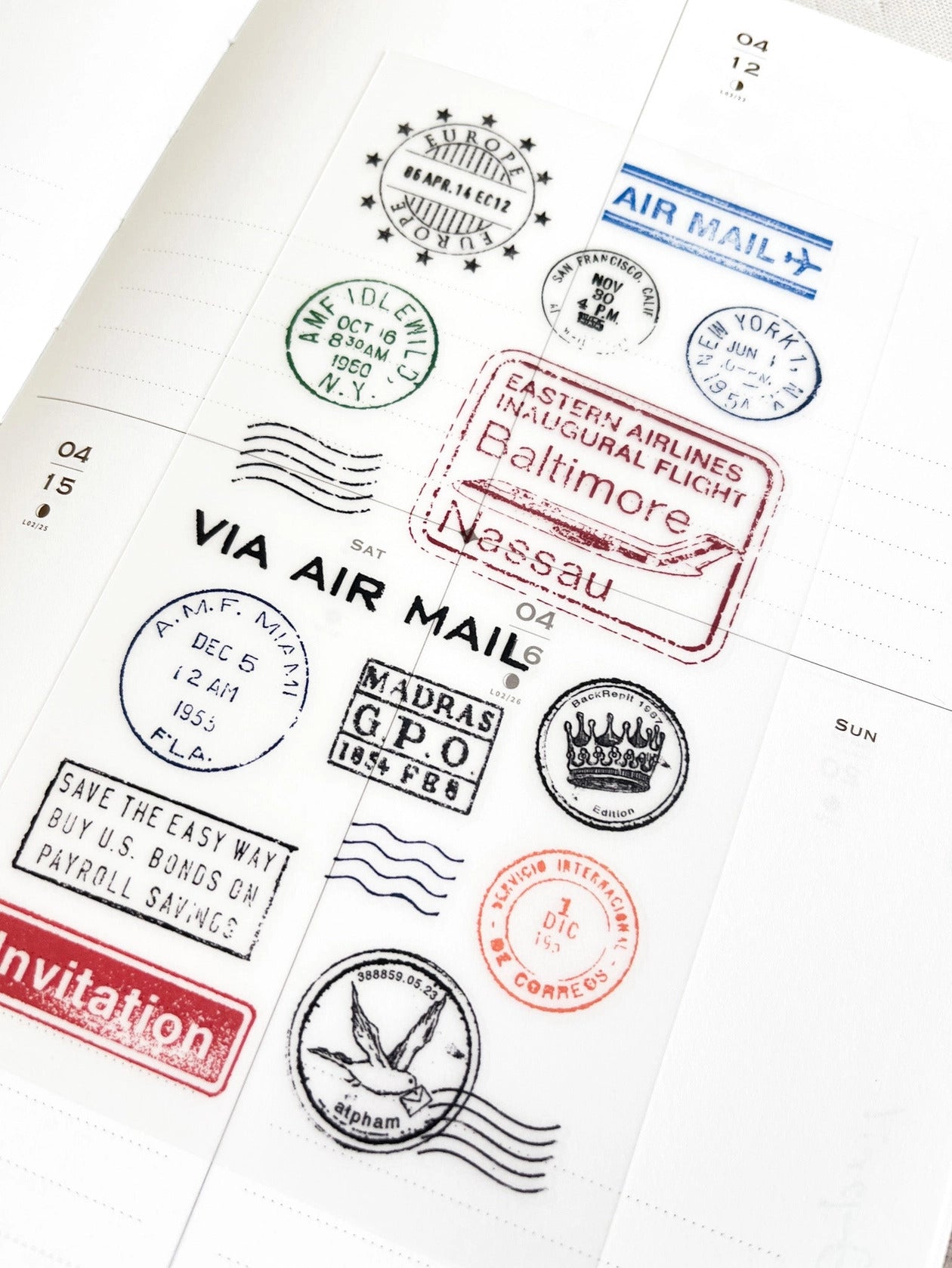 Kuboandlucy Stationery Co. - Postmark Transfer Sticker By Irodo
