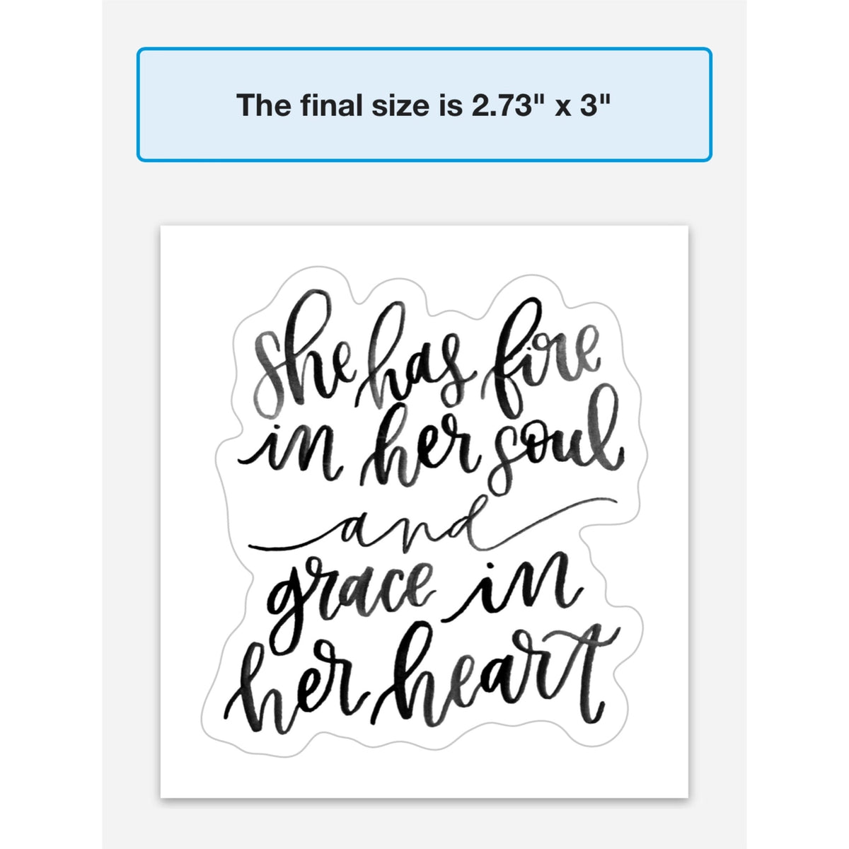 Swaygirls - Vinyl Sticker - Fire & Grace