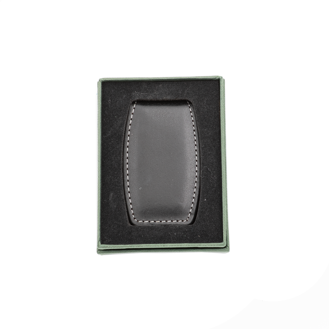Black Leather Moneyclip