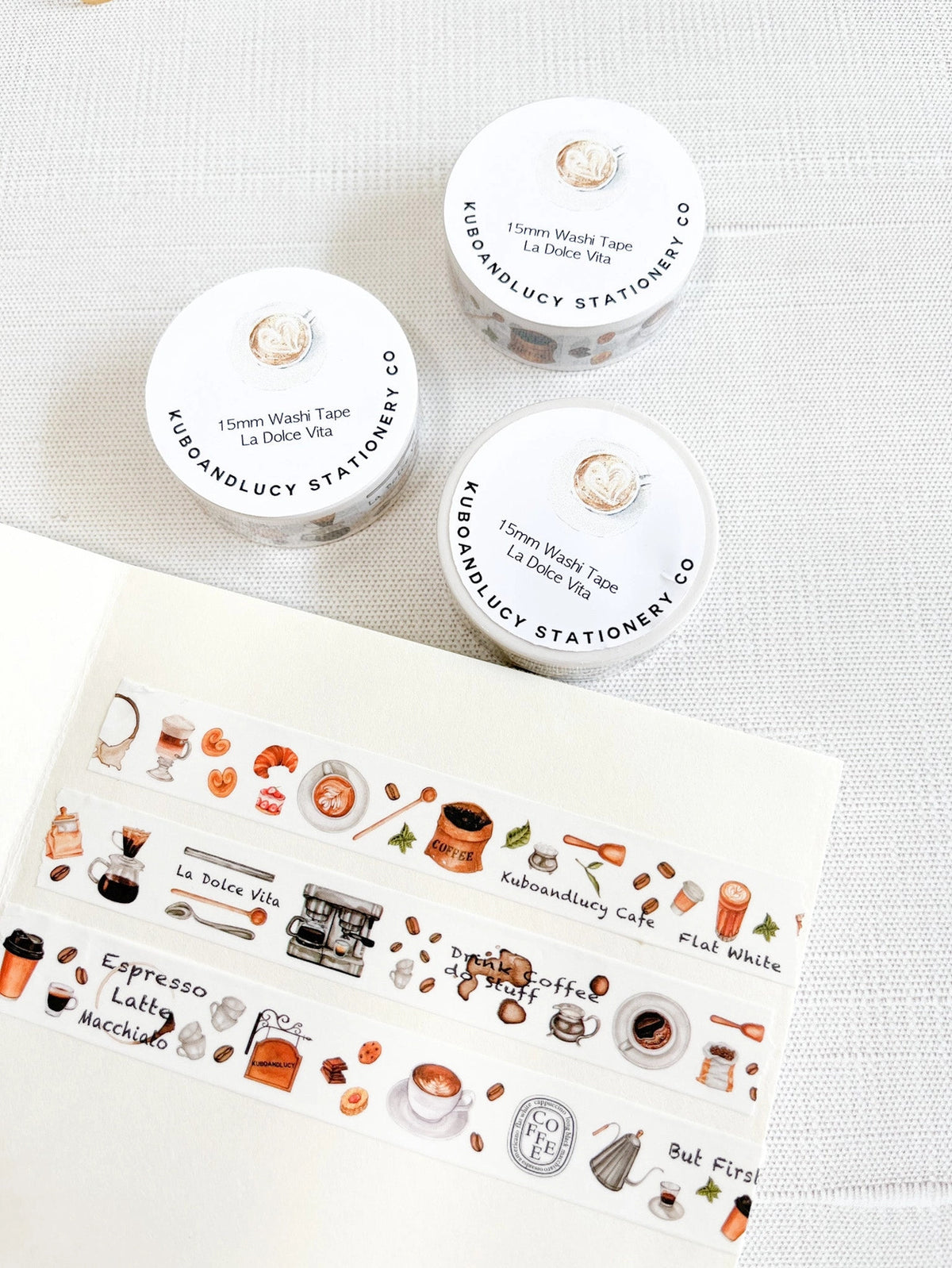 Kuboandlucy Stationery Co. - La Dolce Vita Washi Tape