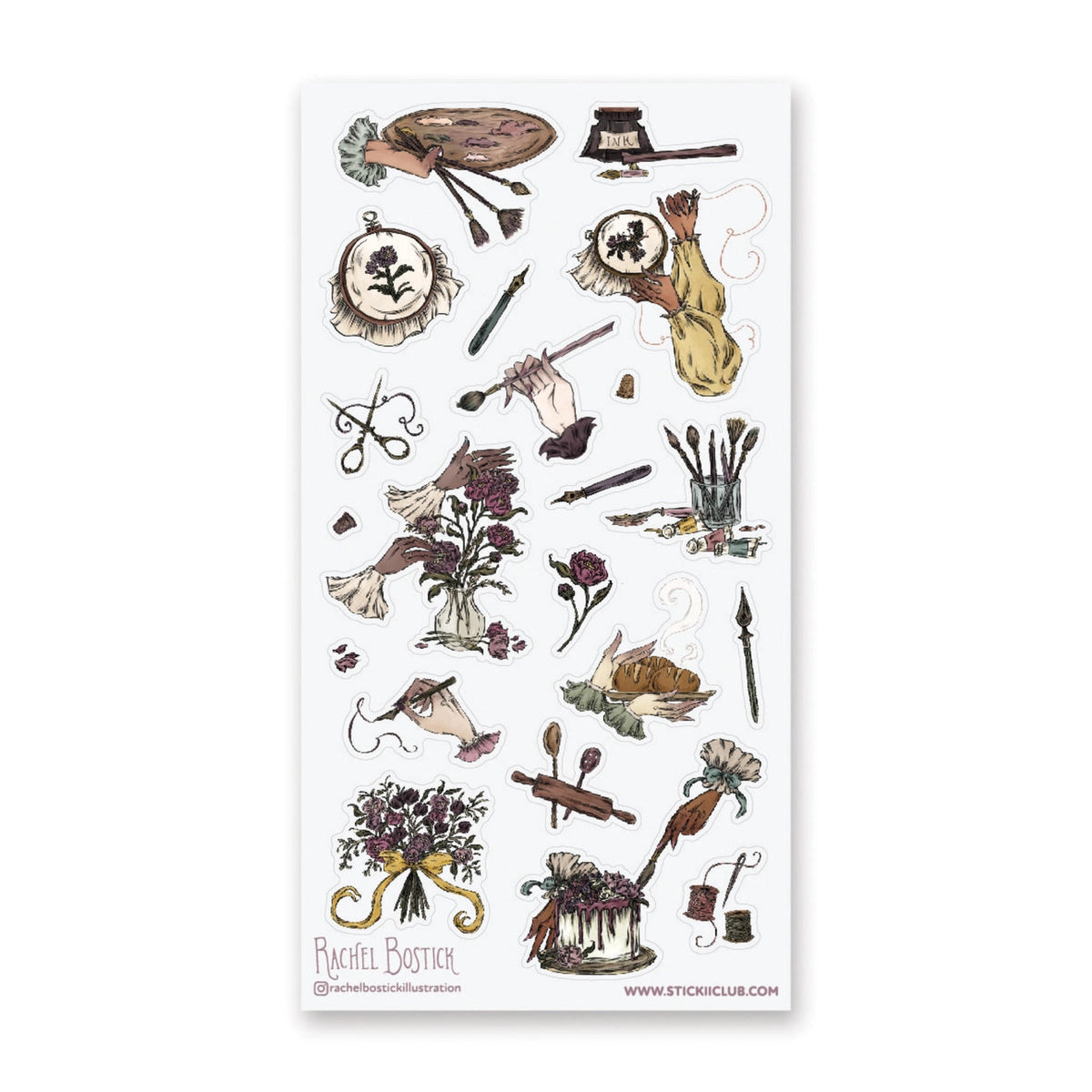 STICKII Sticker Sheet - Handmade with Love