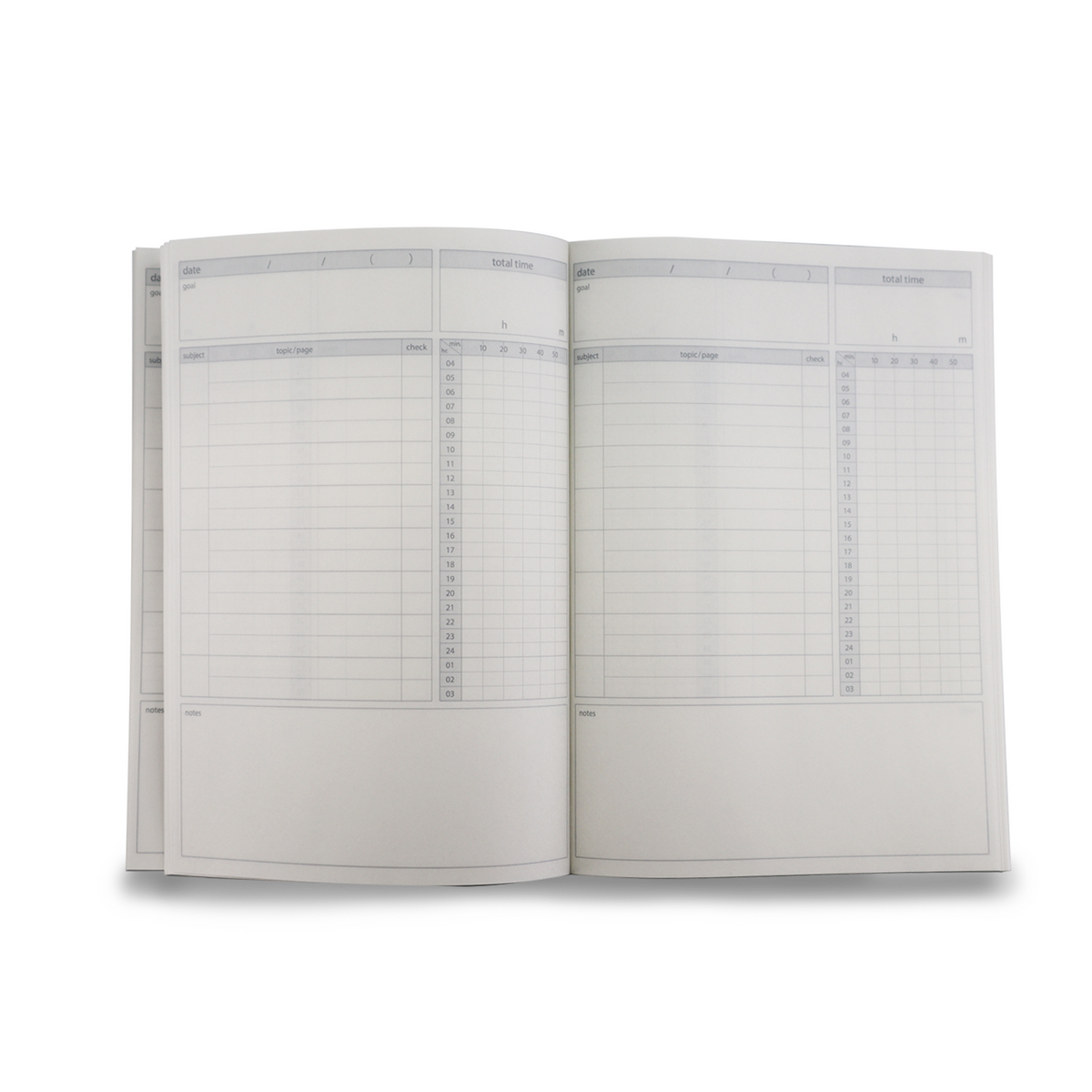 Kokuyo Campus Study Planner Daily Visualized - Grey
