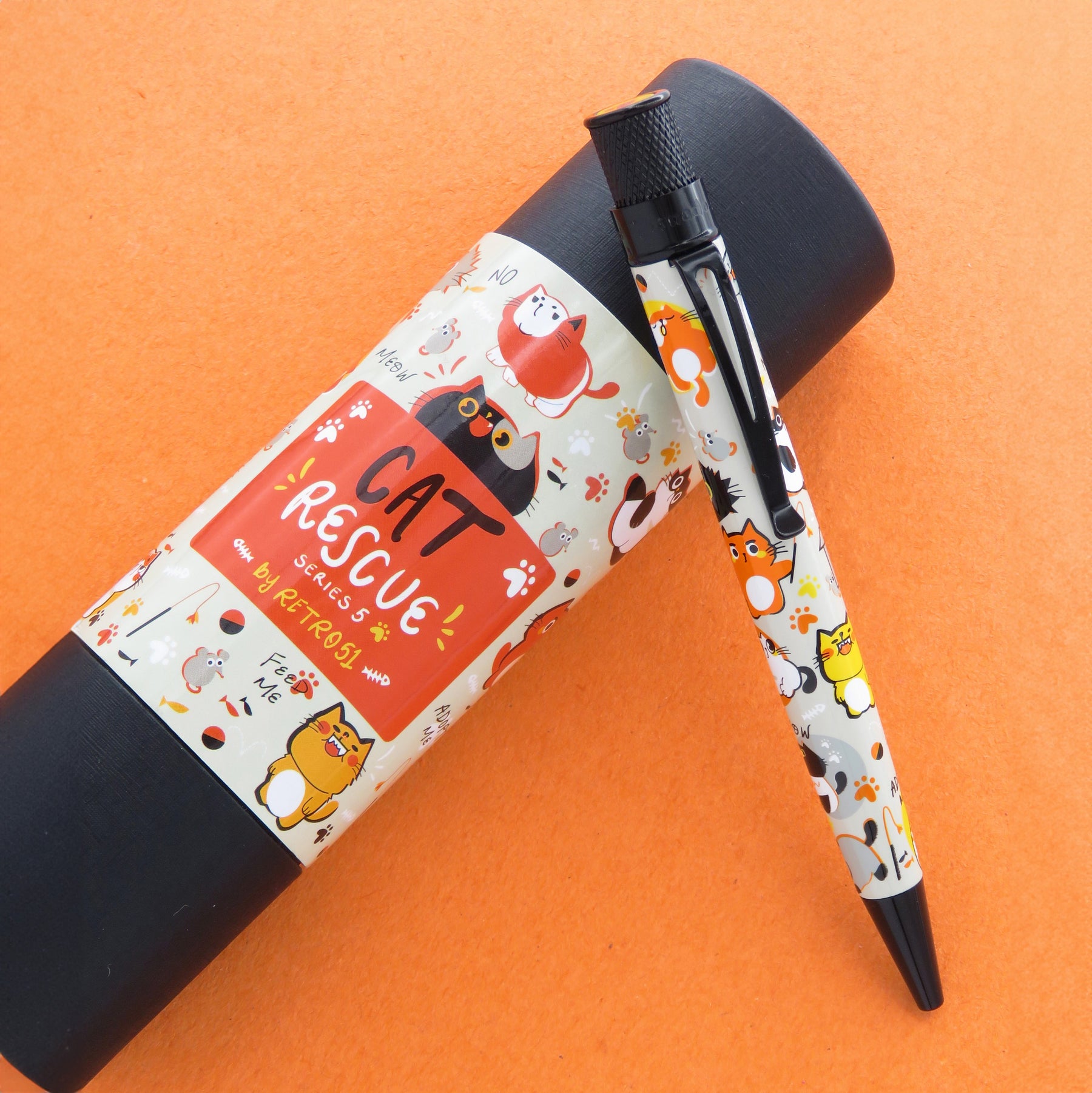 Retro 1951 "Rescue" Cat Rescue Ballpoint Edition 5