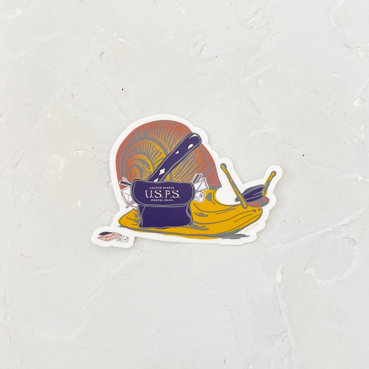 Belle & Union - Postal Snail Sticker