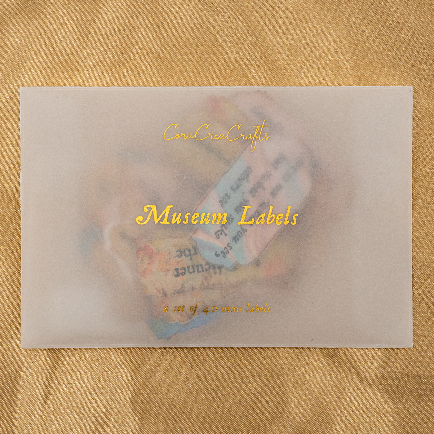 CoraCreaCrafts - Museum Labels Sticker Pack