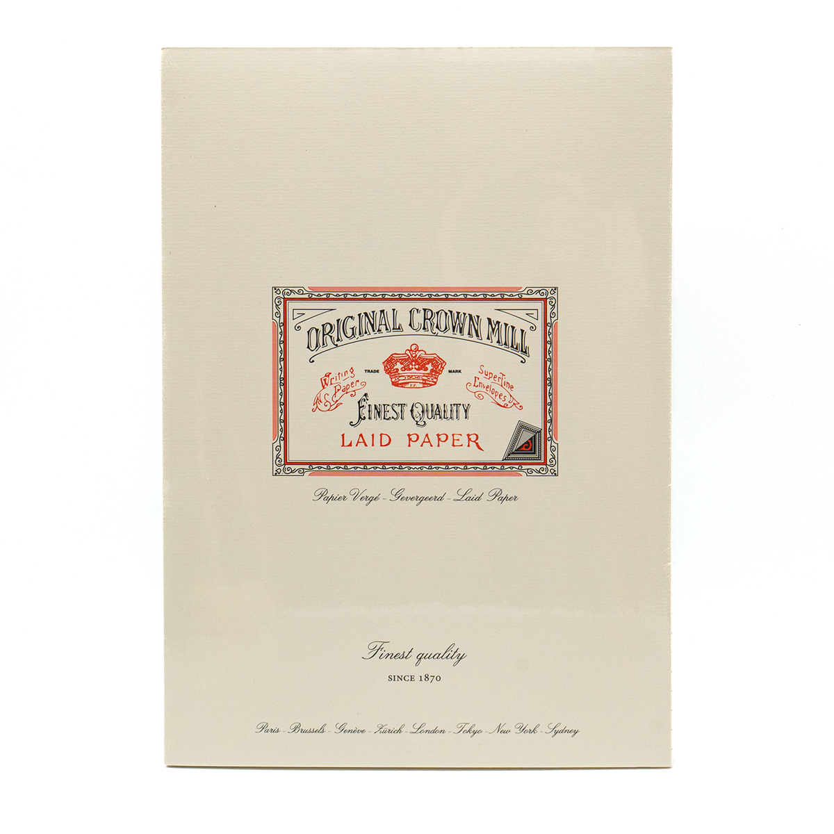 Original Crown Mill A4 Topbound Classic Laid Paper