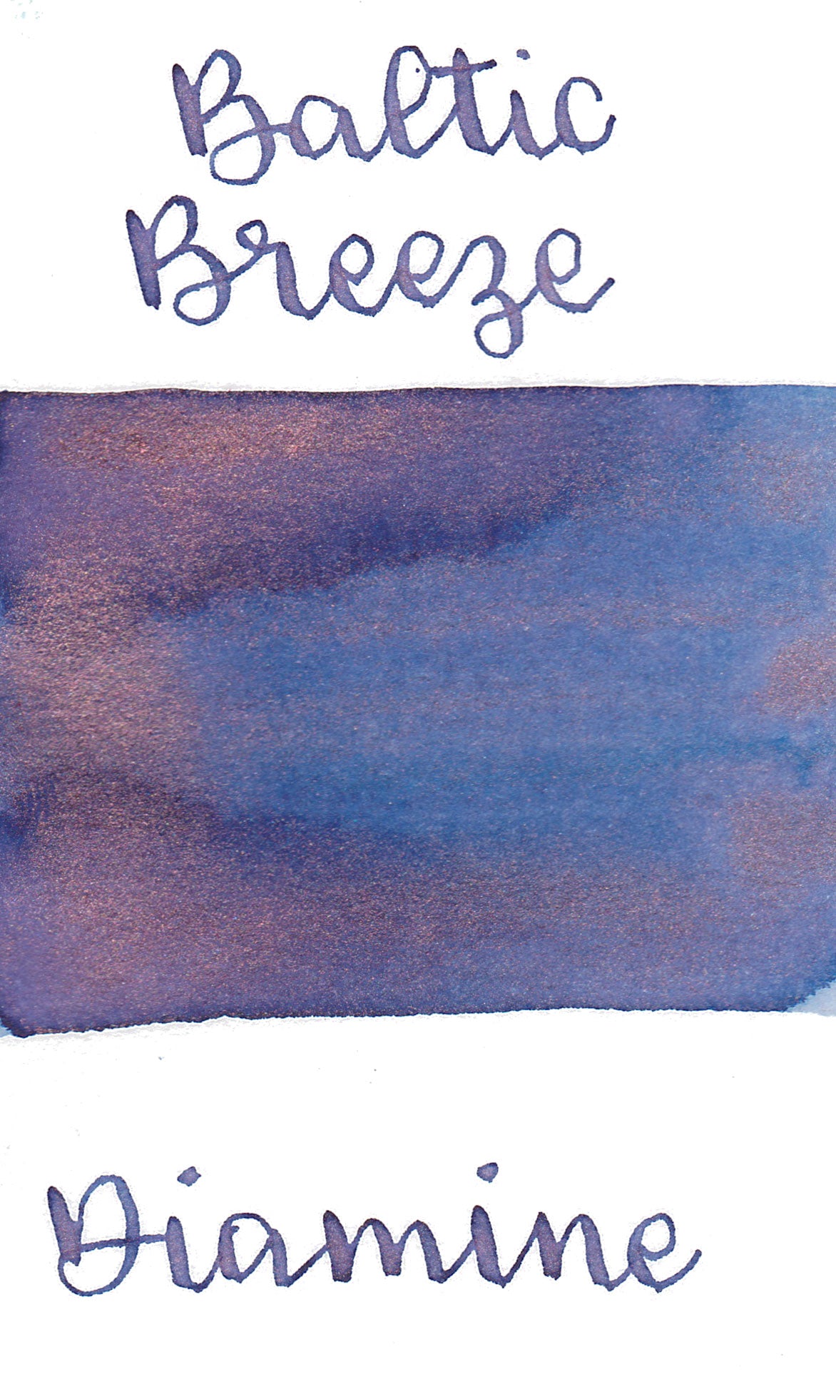 Diamine Black Edition Baltic Breeze Shimmer Ink