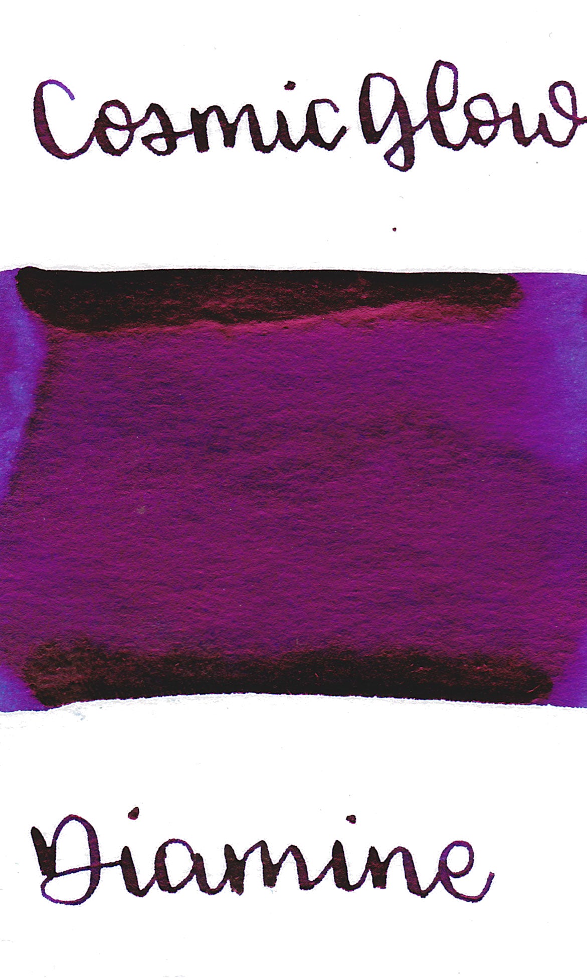 Diamine Black Edition Cosmic Glow Sheening Ink