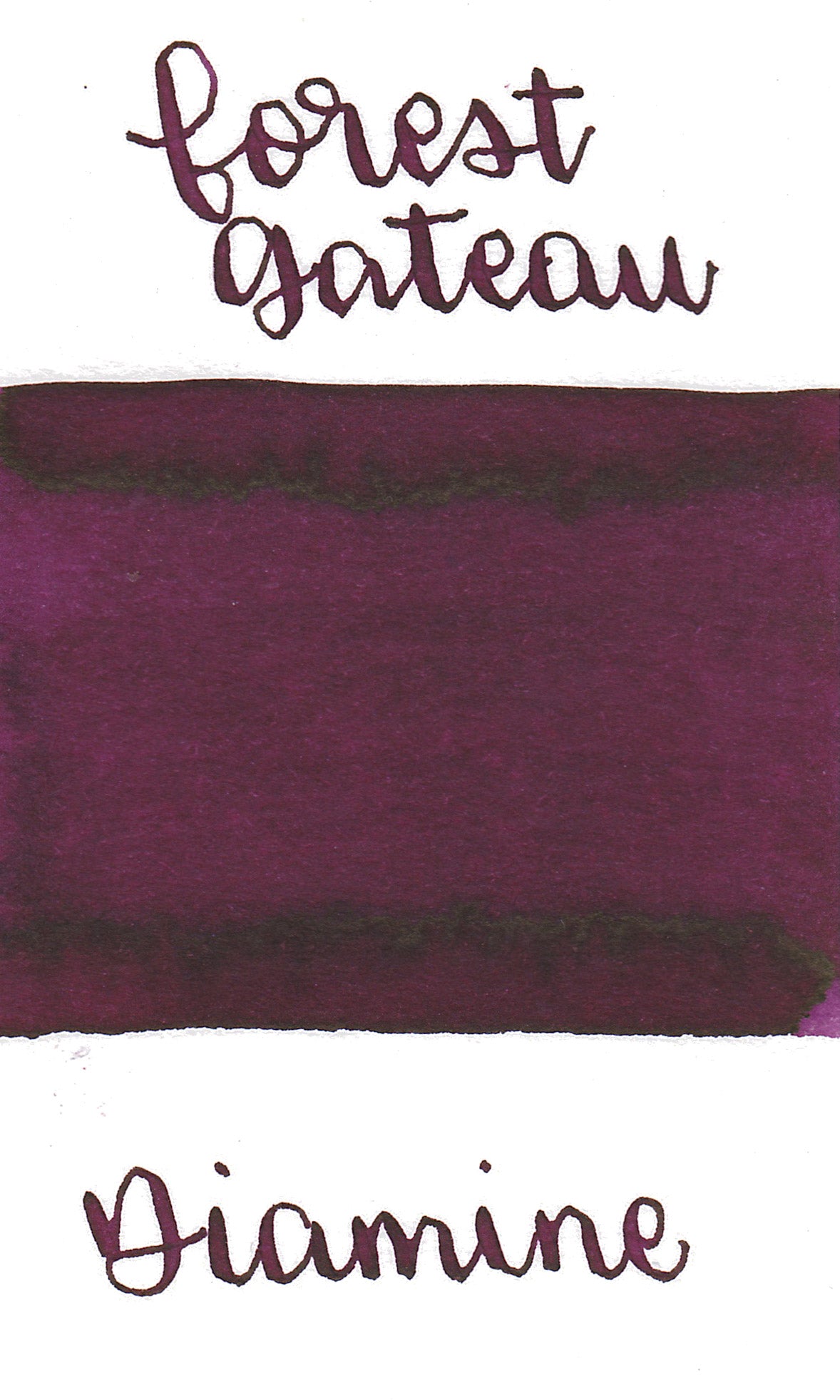 Diamine Black Edition Forest Gateau Scented Ink