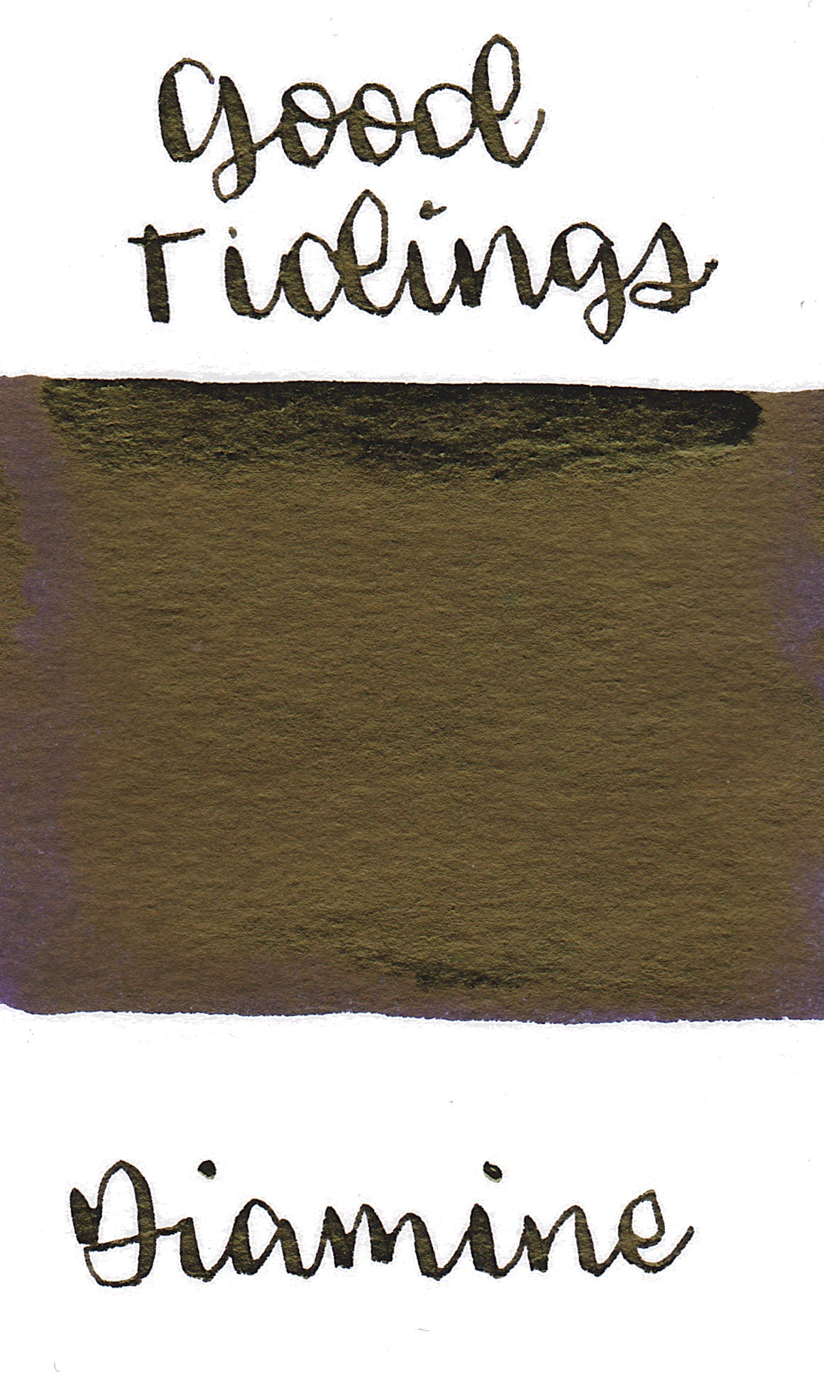 Diamine Black Edition Good Tidings Sheening Ink