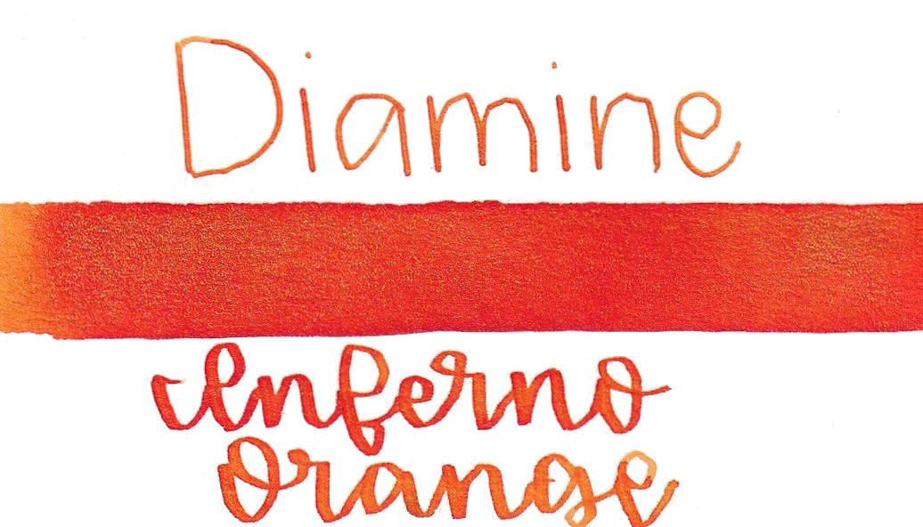 Diamine Shimmer-tastic Inferno Orange