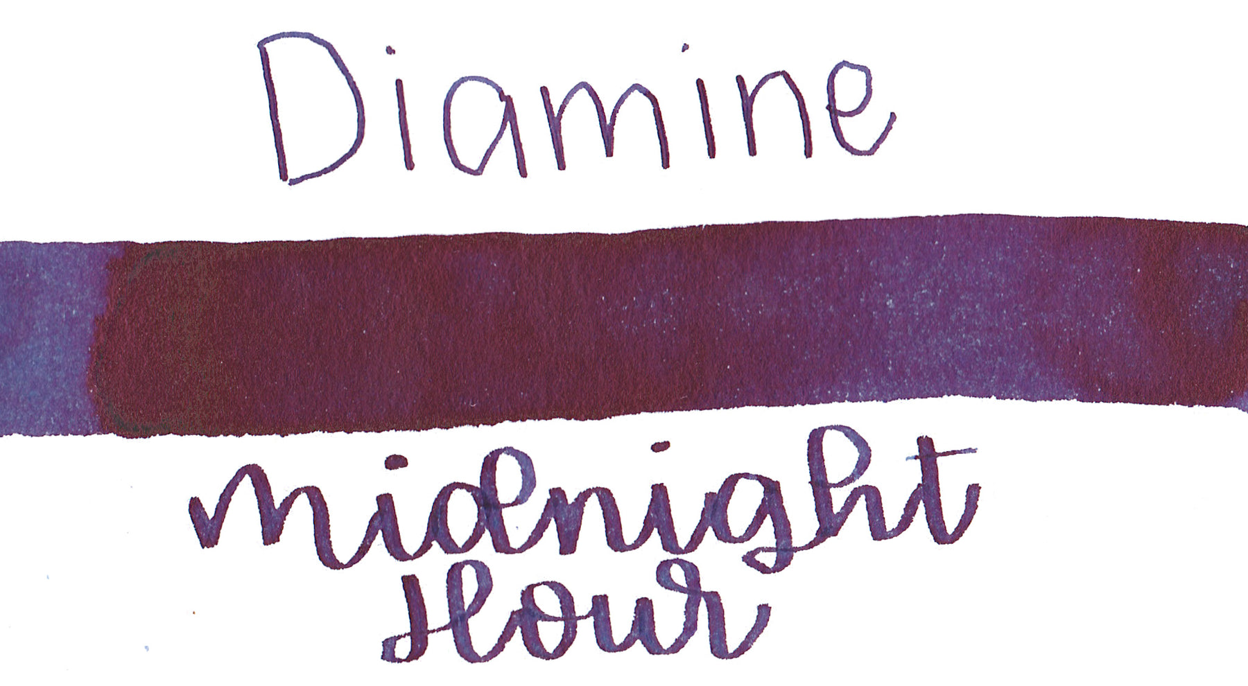 Diamine Blue Edition Midnight Hour Sheen