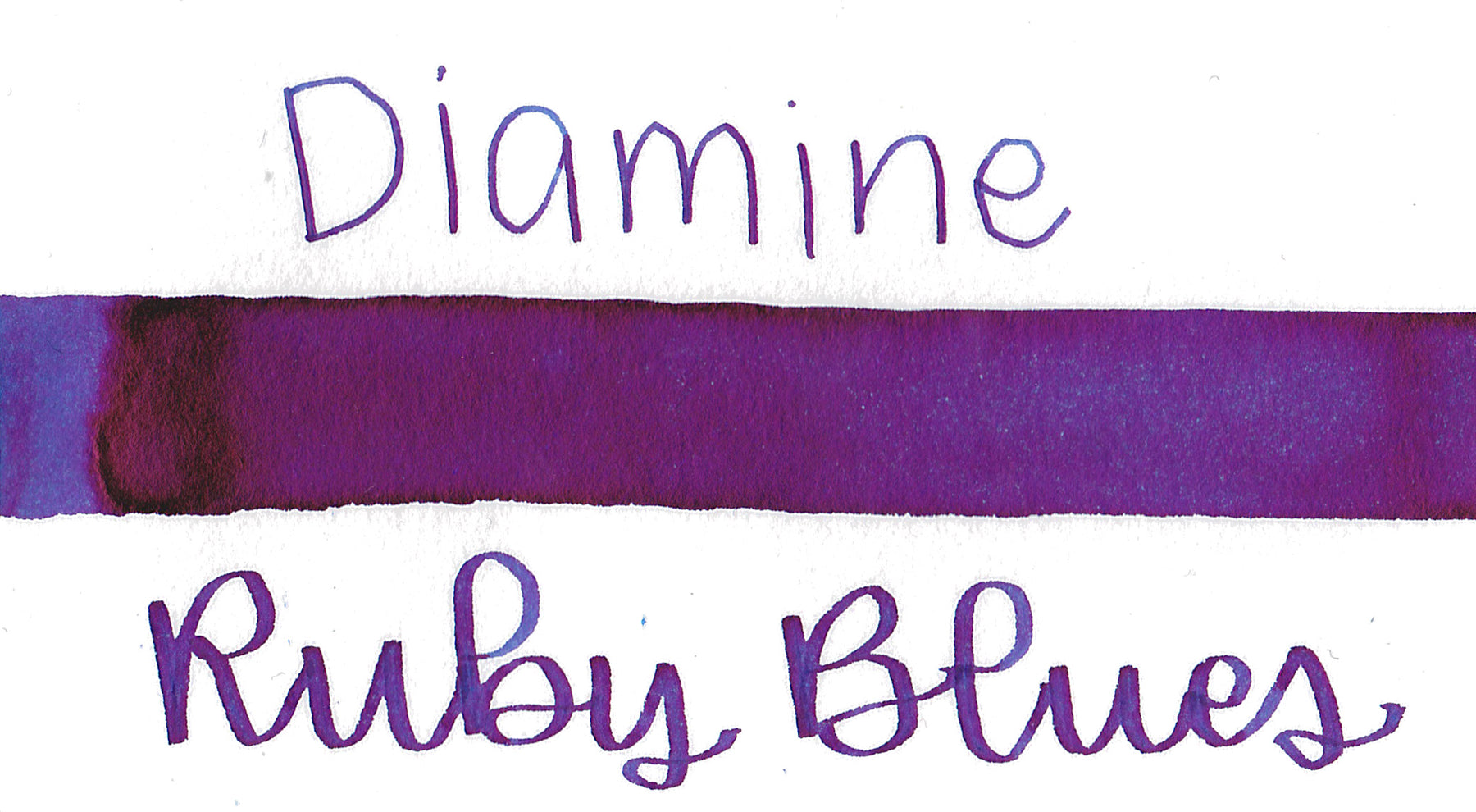 Diamine Red Edition Ruby Blues Sheen