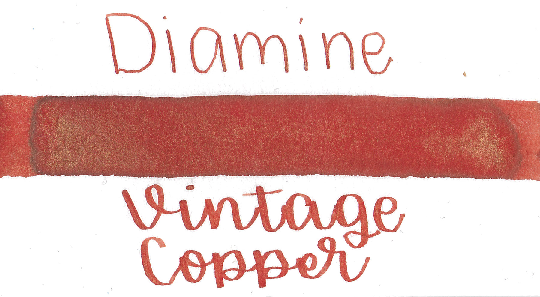 Diamine Red Edition Vintage Copper Shimmer