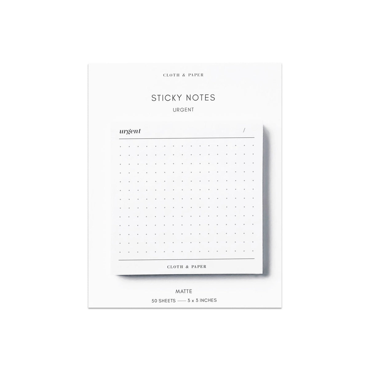 Cloth & Paper - Urgent Sticky Notes