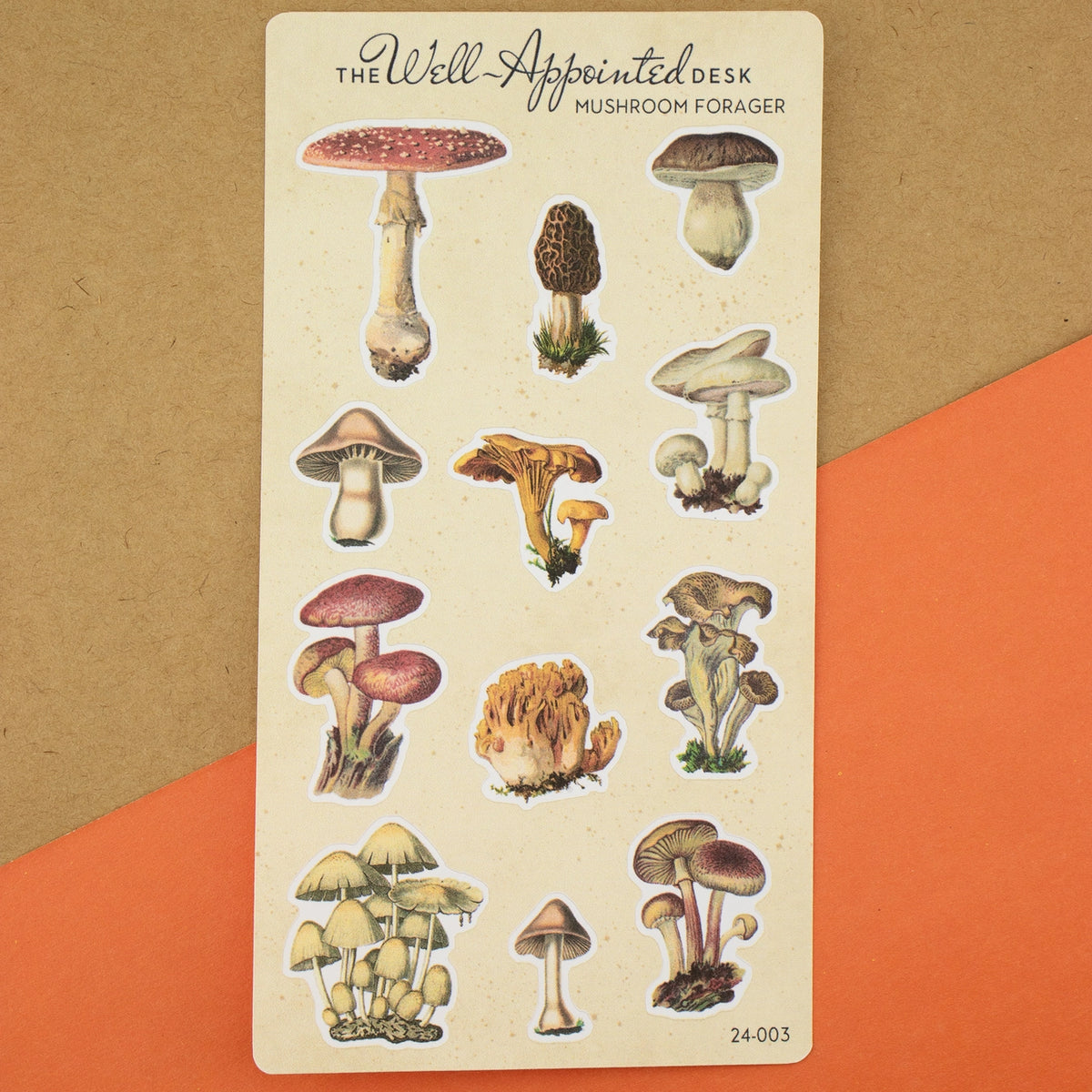 The Well Appointed Desk - Mushroom Forager Sticker Sheet