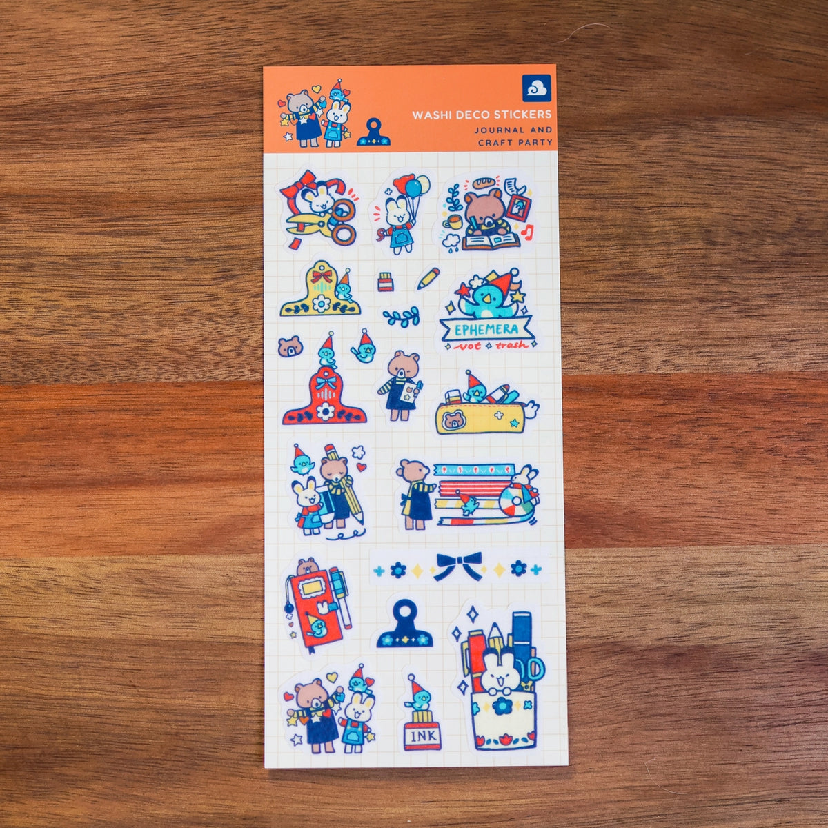 Thousand Skies - Journal and Craft Party Washi Sticker Sheet