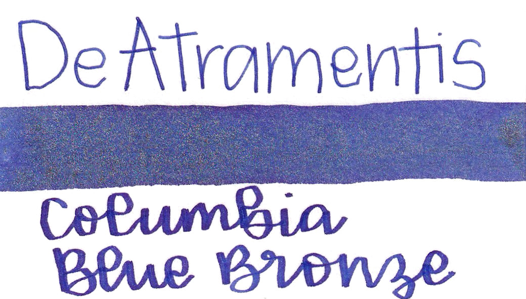 De Atramentis Pearlescent Columbia Blue Bronze