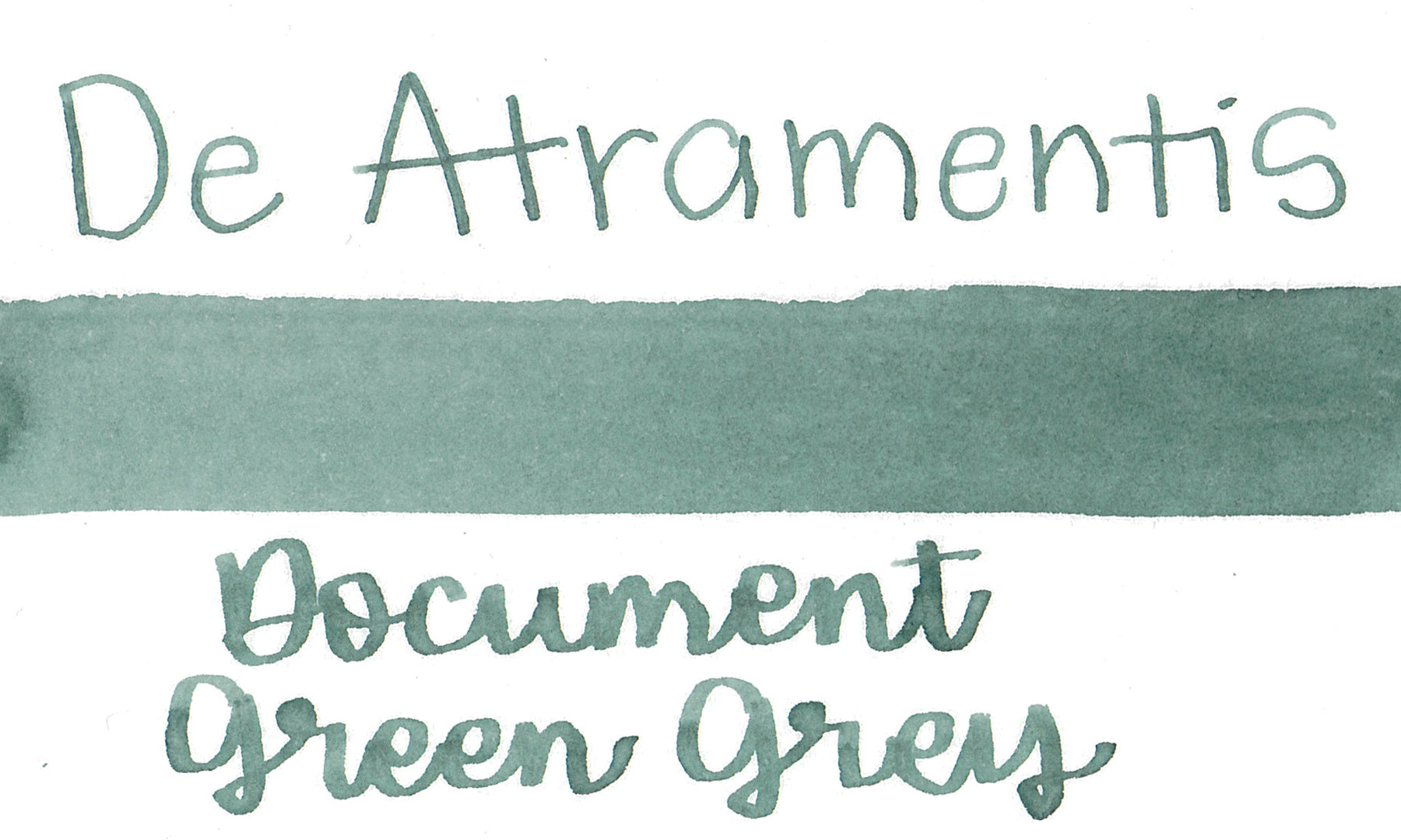 De Atramentis Document Ink Green Grey