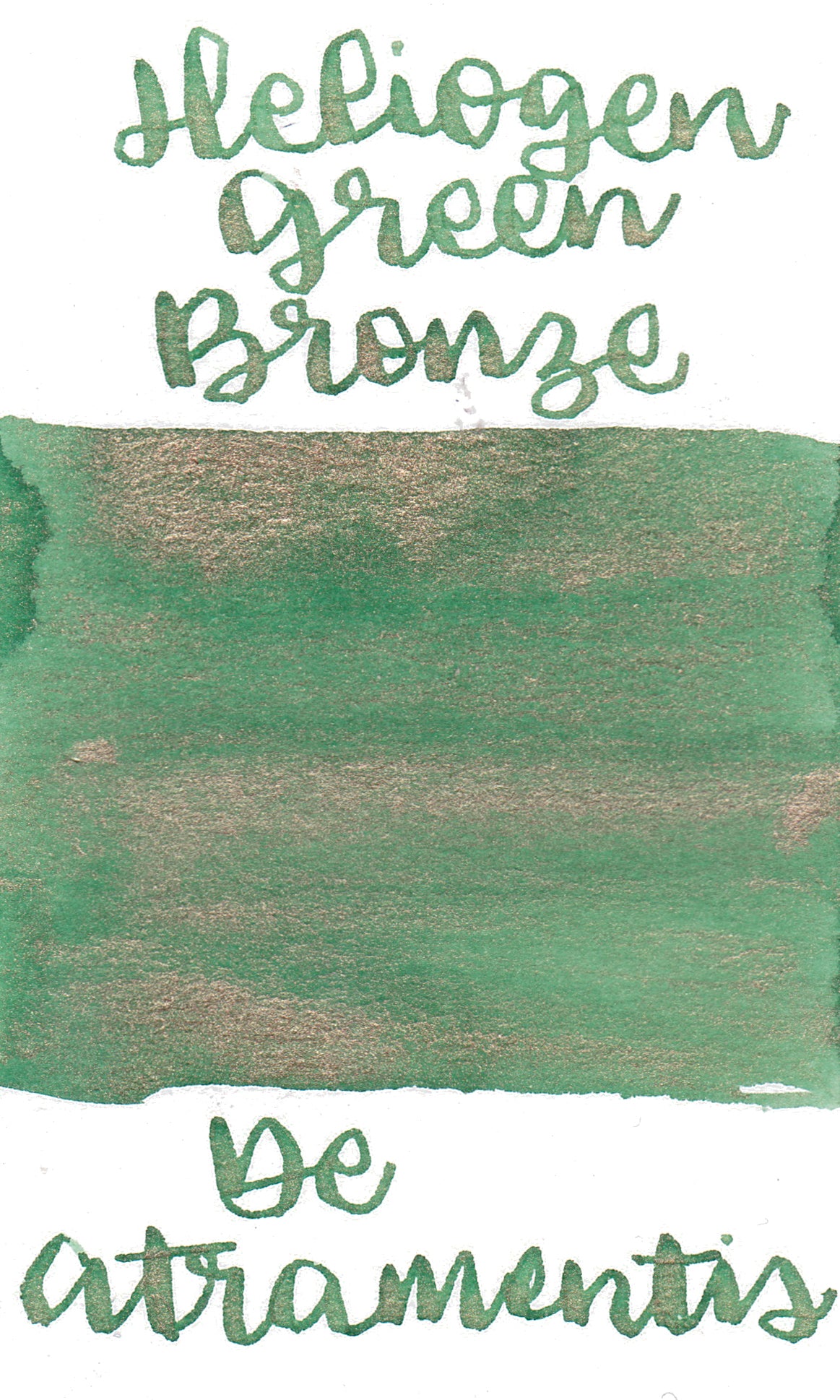 De Atramentis Pearlescent Heliogen Green Bronze